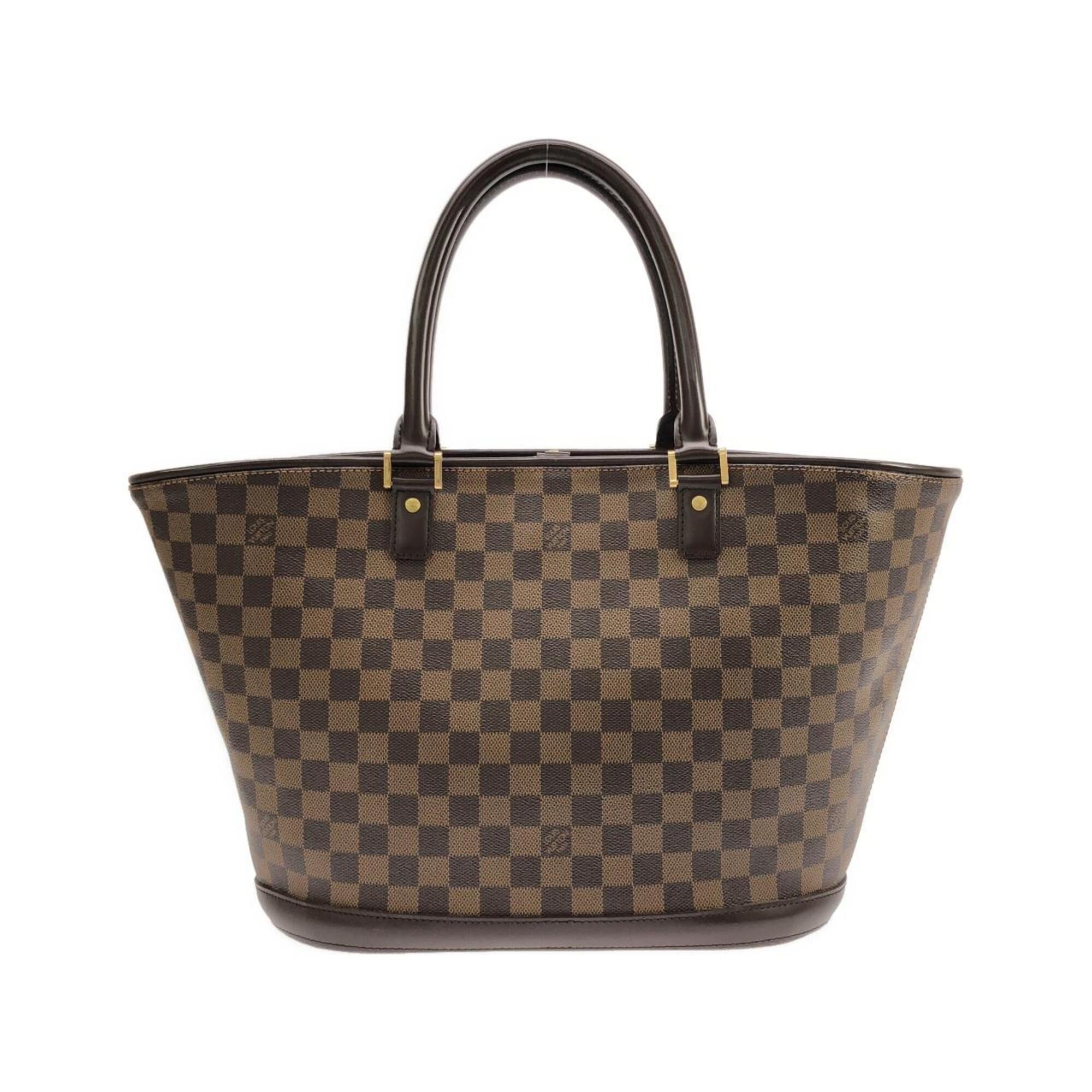 Louis Vuitton Ebene Coated Canvas Handbag Pouch (Pre-Owned)