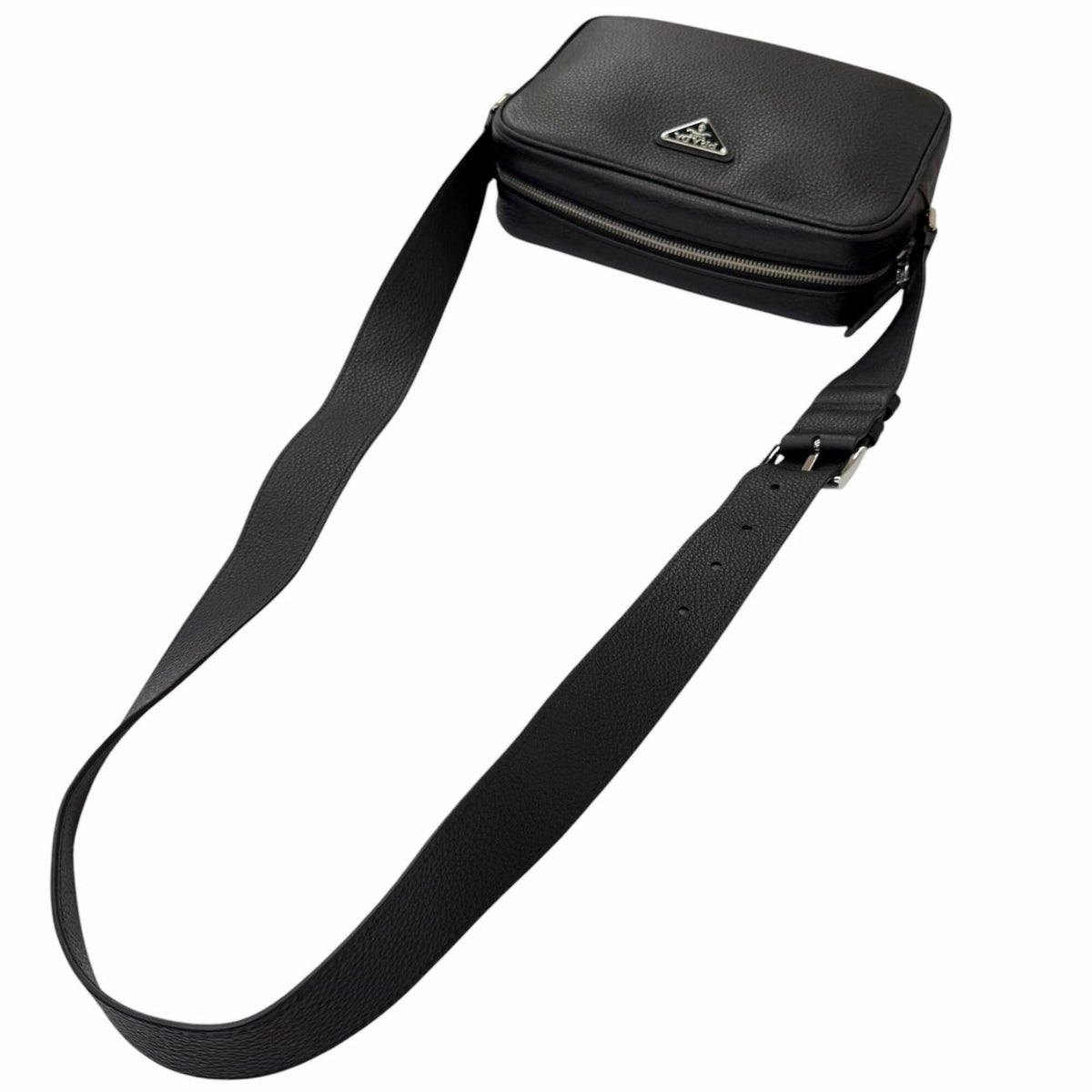 Prada Black Leather Shoulder Bag (Pre-Owned)