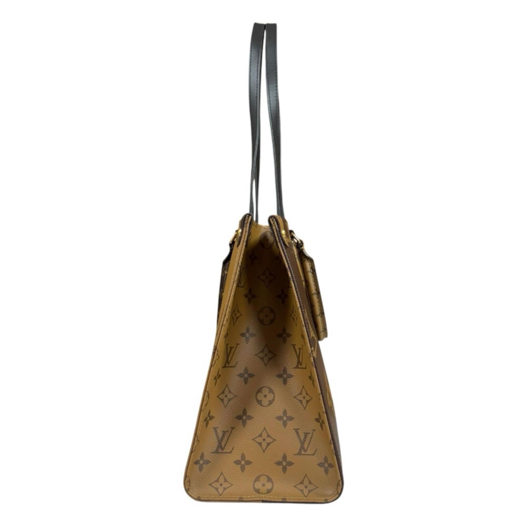 Louis Vuitton Brown Monogram Reverse Monogram Tote Bag (Pre-Owned)