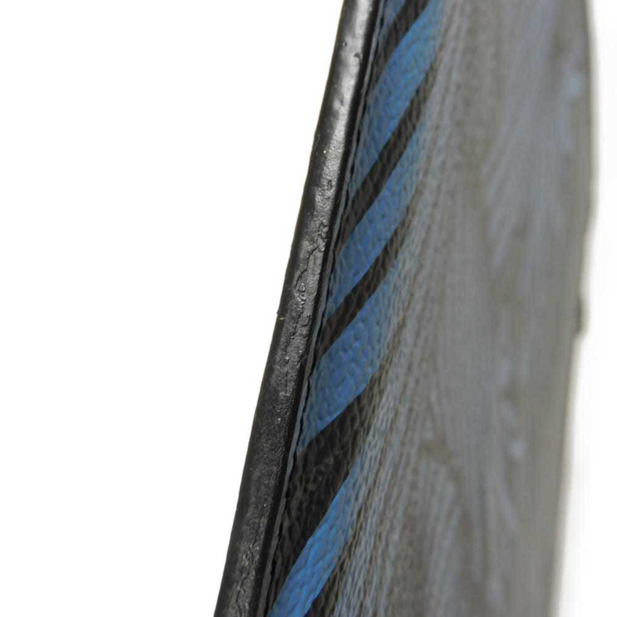 Louis Vuitton Black Blue Damier Graphite Canvas Clutch Bag Pochette (Pre-Owned)