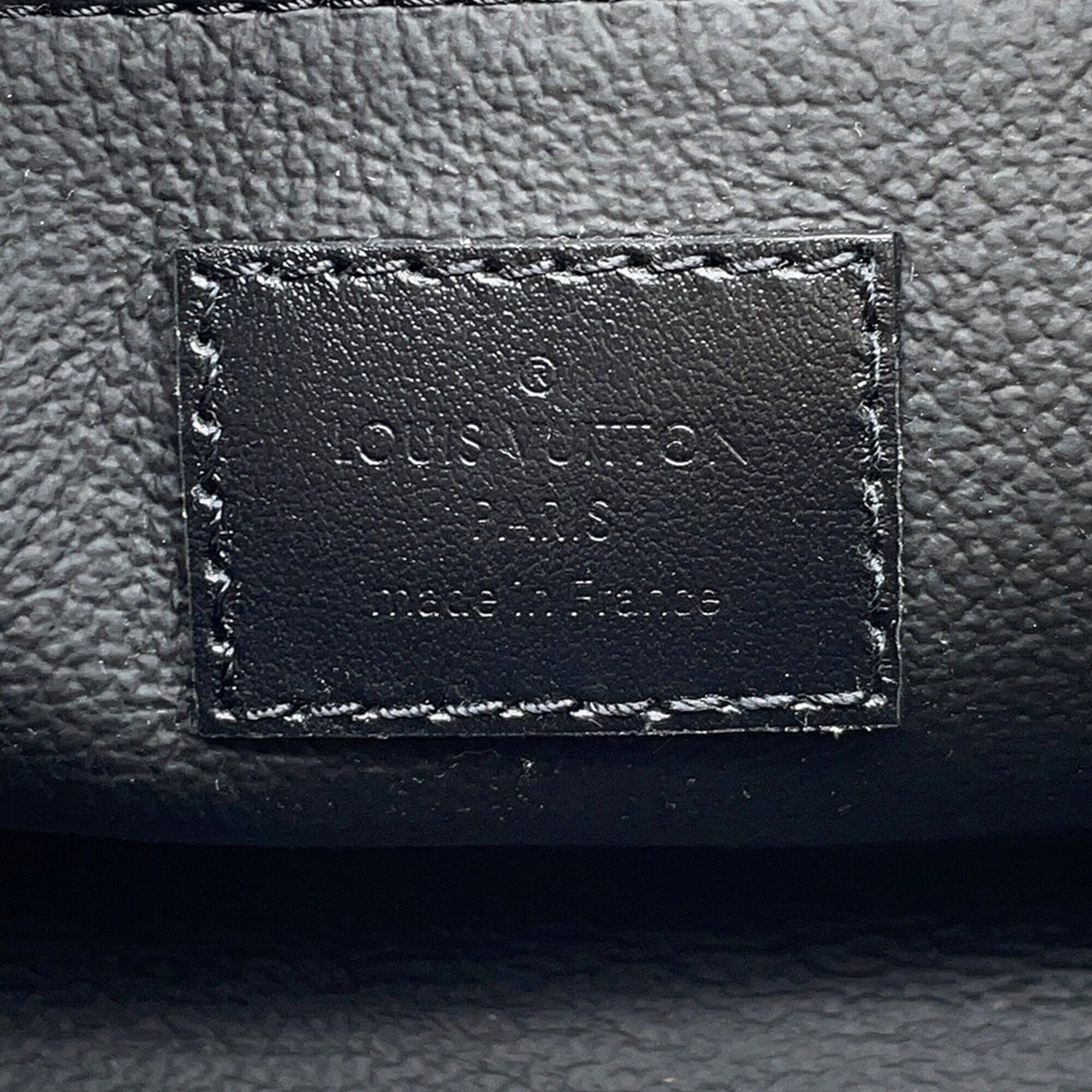 Louis Vuitton Black Noir Turquoise Monogram Eclipse Clutch Bag (Pre-Owned)