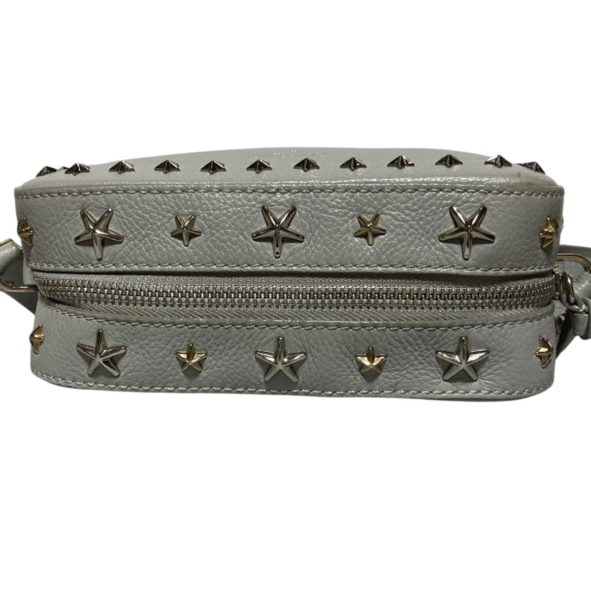 Jimmy Choo Gray Shoulder Bag (Pre-Owned)