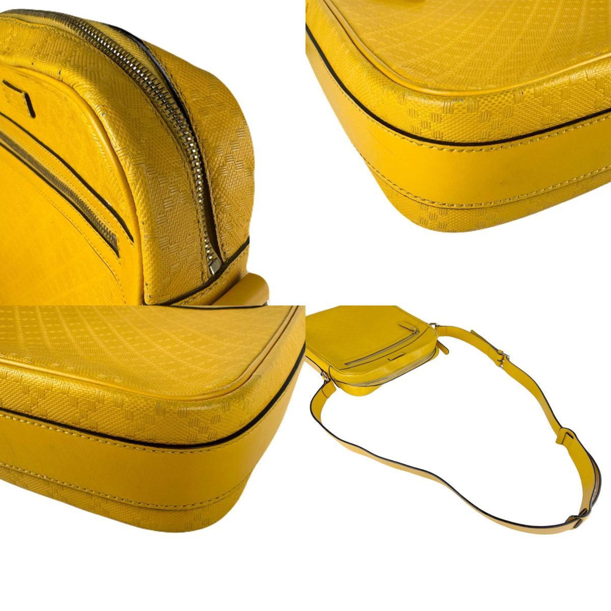 Gucci Yellow Leather Shoulder Bag (Pre-Owned)