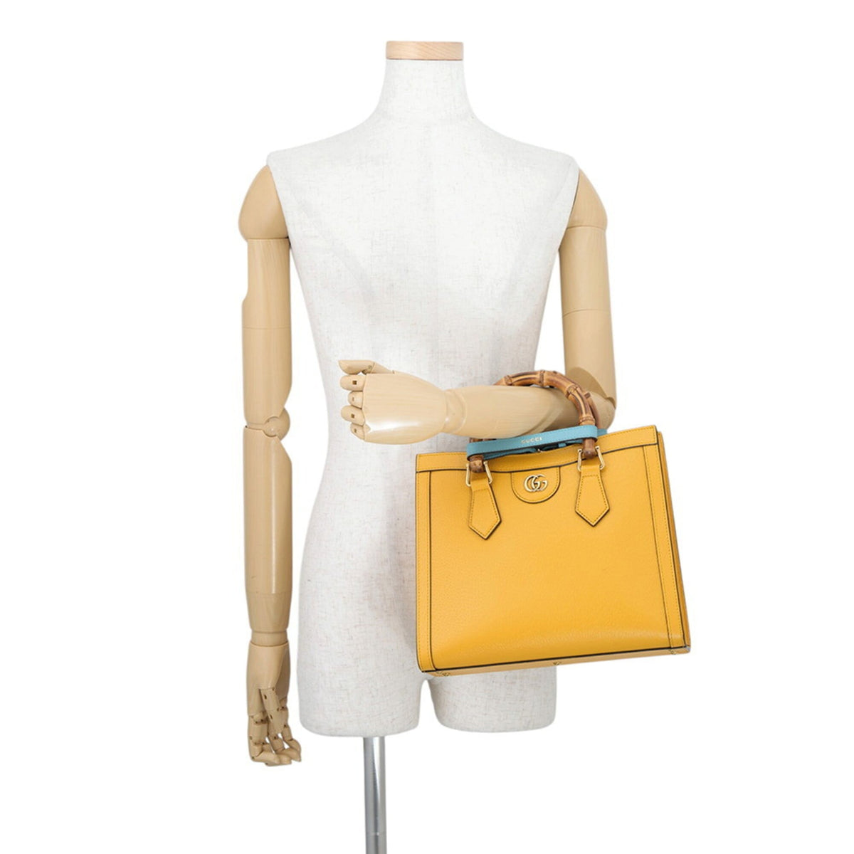 Gucci Yellow Leather Handbag (Pre-Owned)