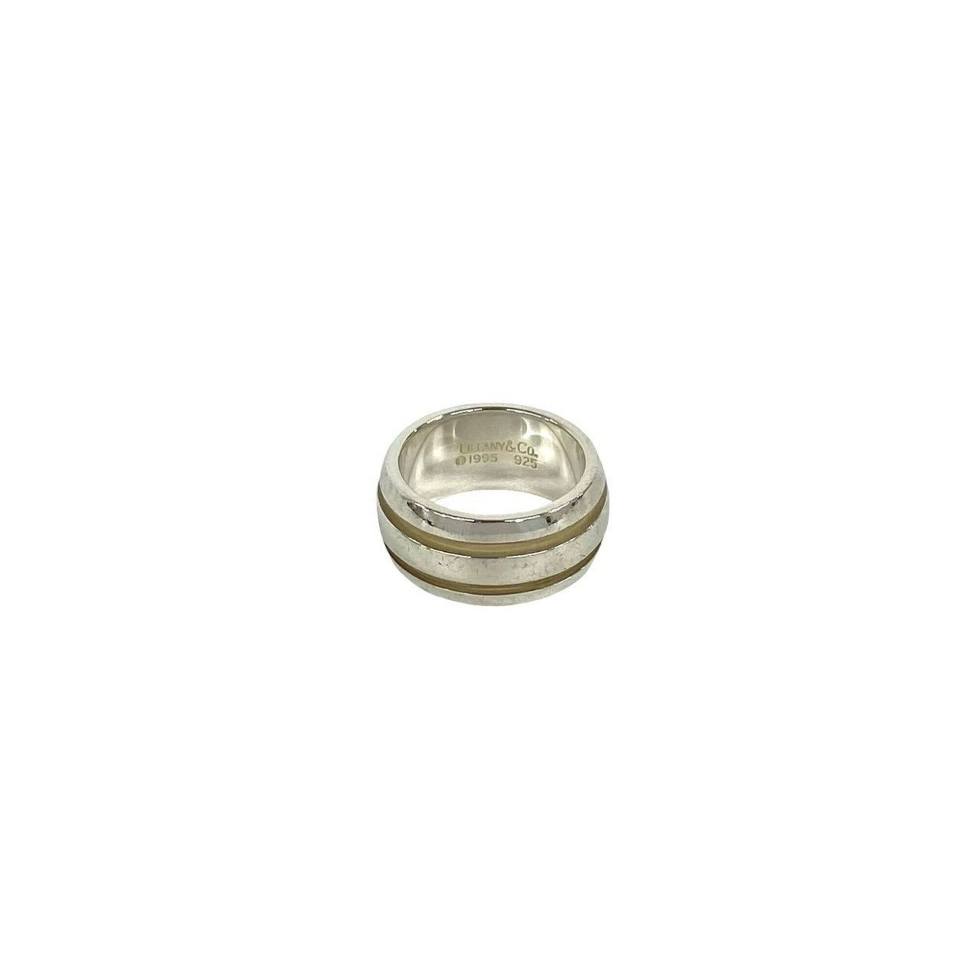 Tiffany Silver Silver 925 Band Ring (Pre-Owned)