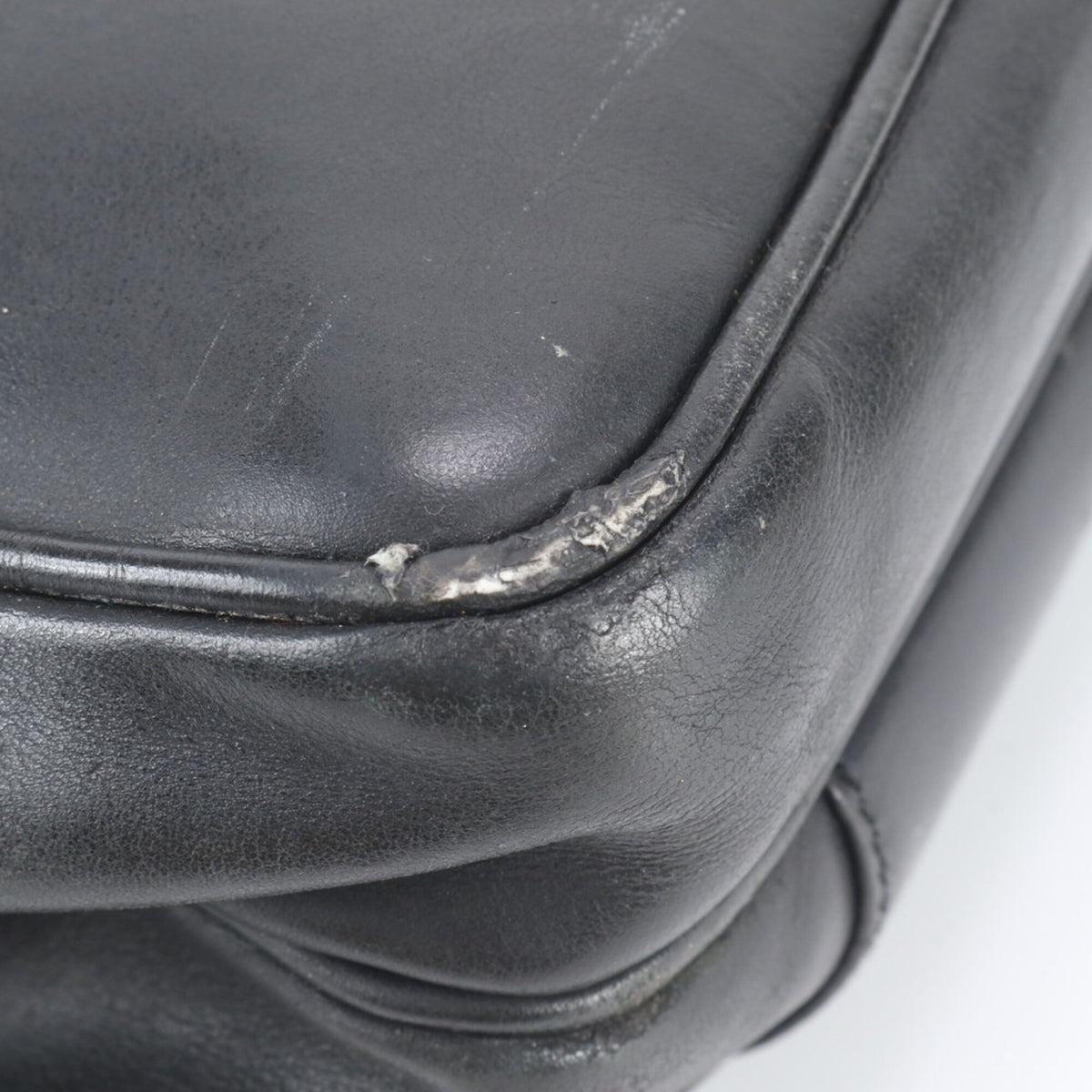 Prada Black Leather Briefcase (Pre-Owned)