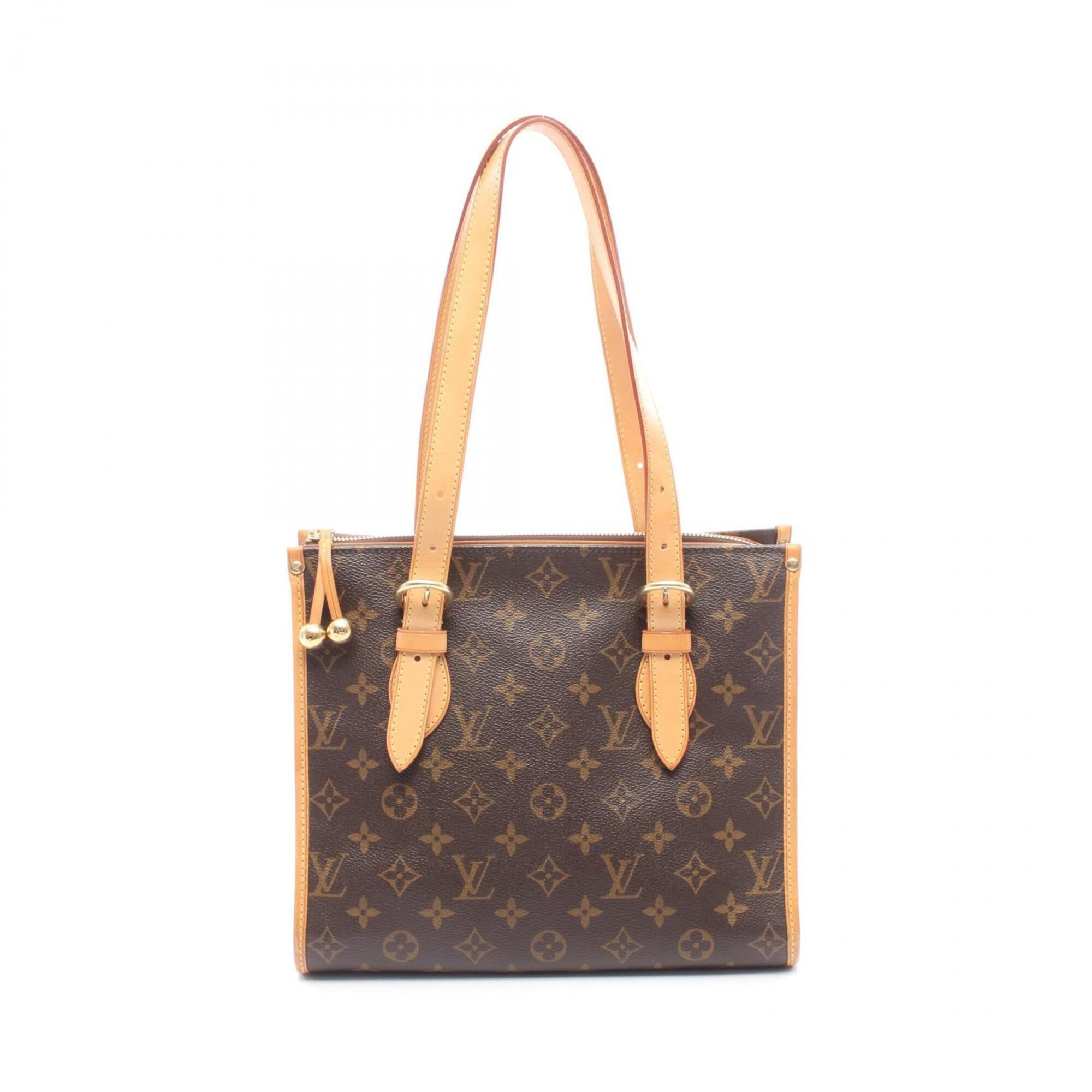 Louis Vuitton Brown Monogram Monogram Leather Handbag Tote Bag (Pre-Owned)