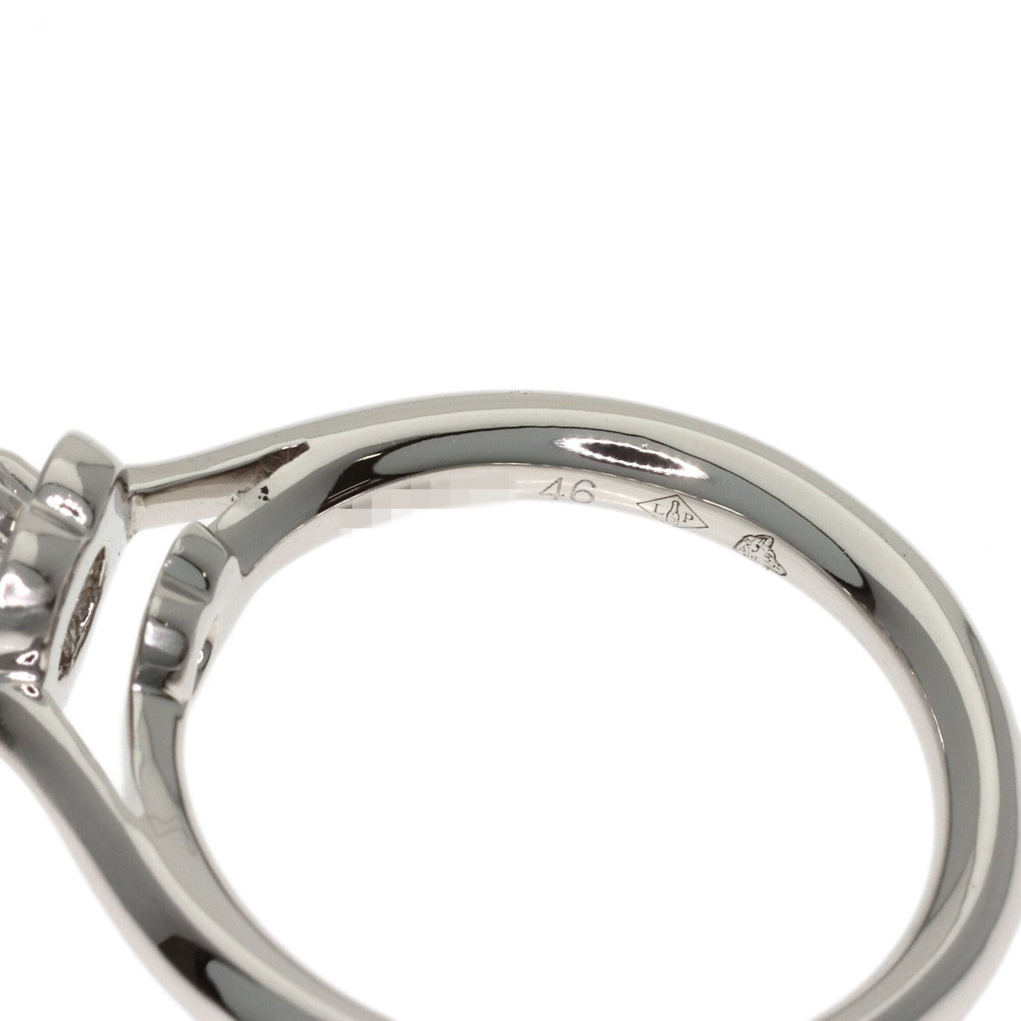 Chanel Platinum 950 Band Ring (Pre-Owned)