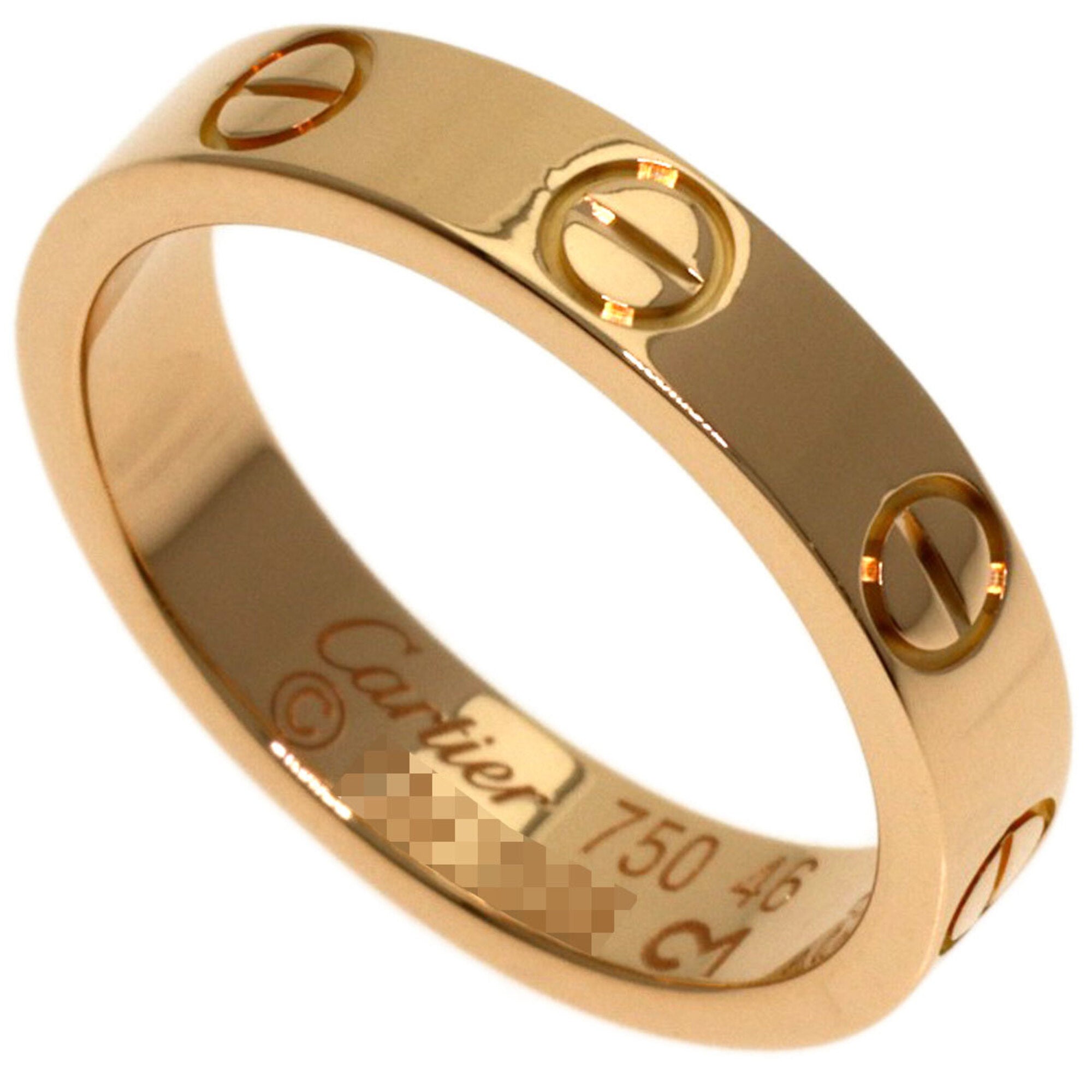 Cartier Pink Gold (18K) Band Ring (Pre-Owned)