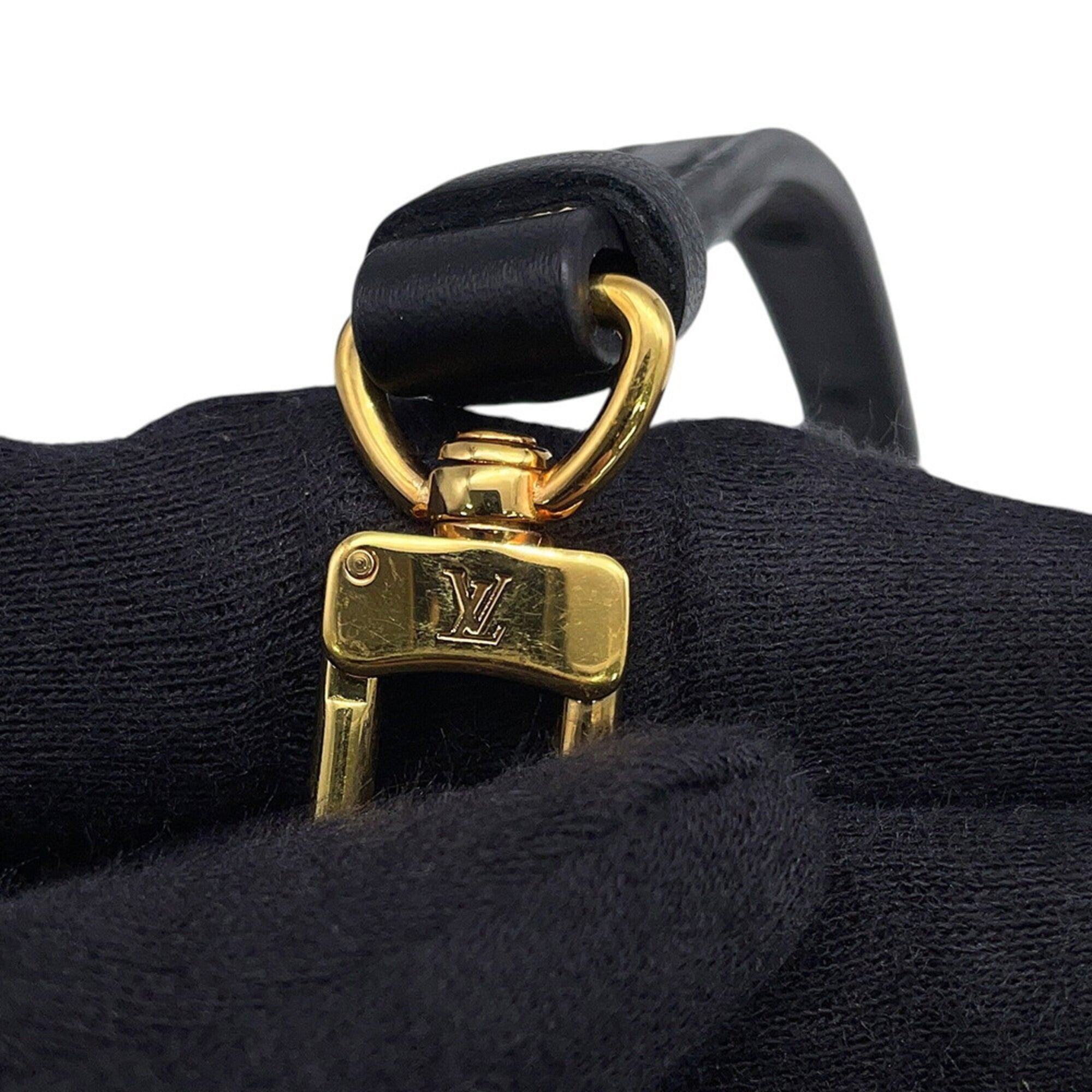 Louis Vuitton Black Monogram Noir Monogram Handbag (Pre-Owned)