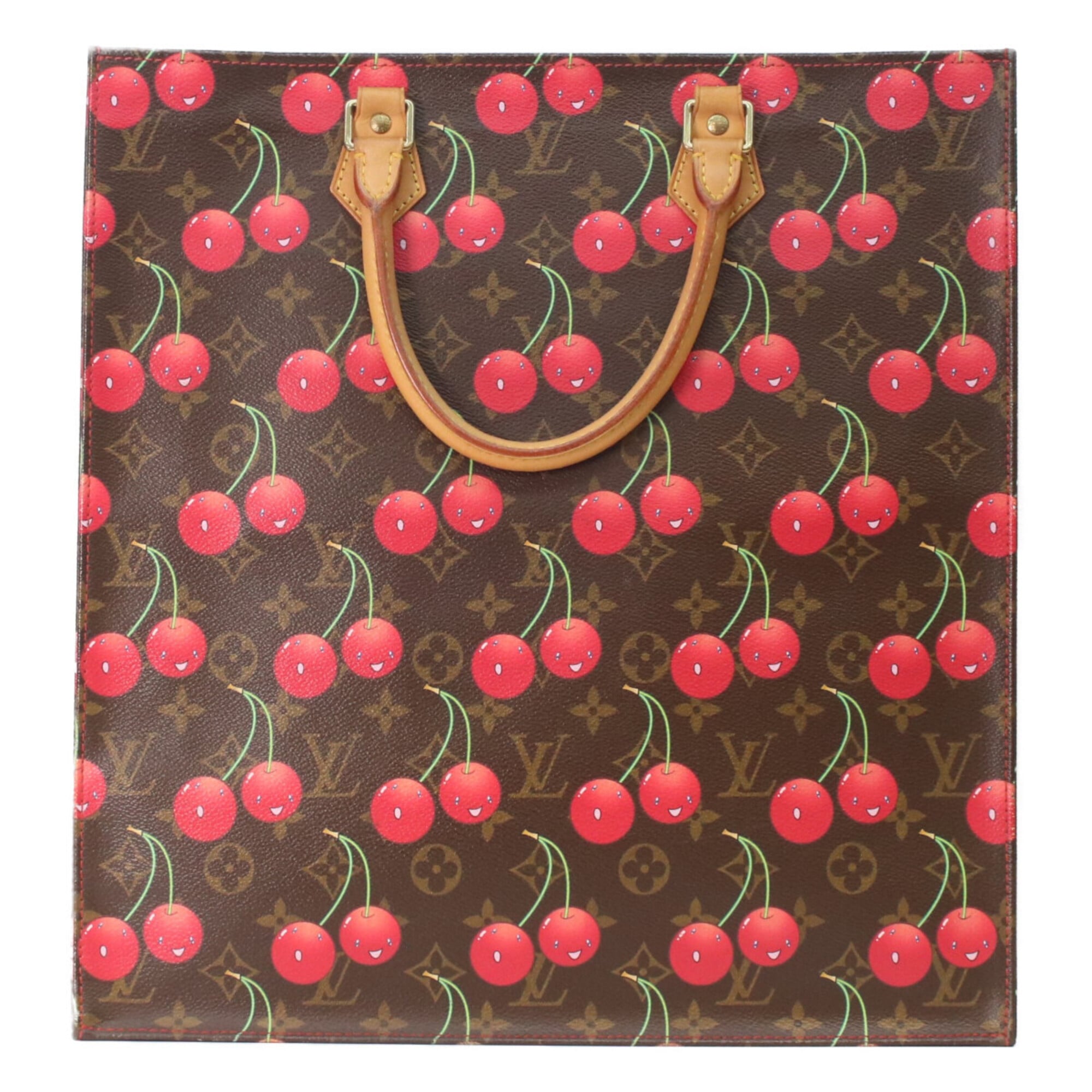 Louis Vuitton Beige Monogram Cherry Blossom Tote Bag (Pre-Owned)