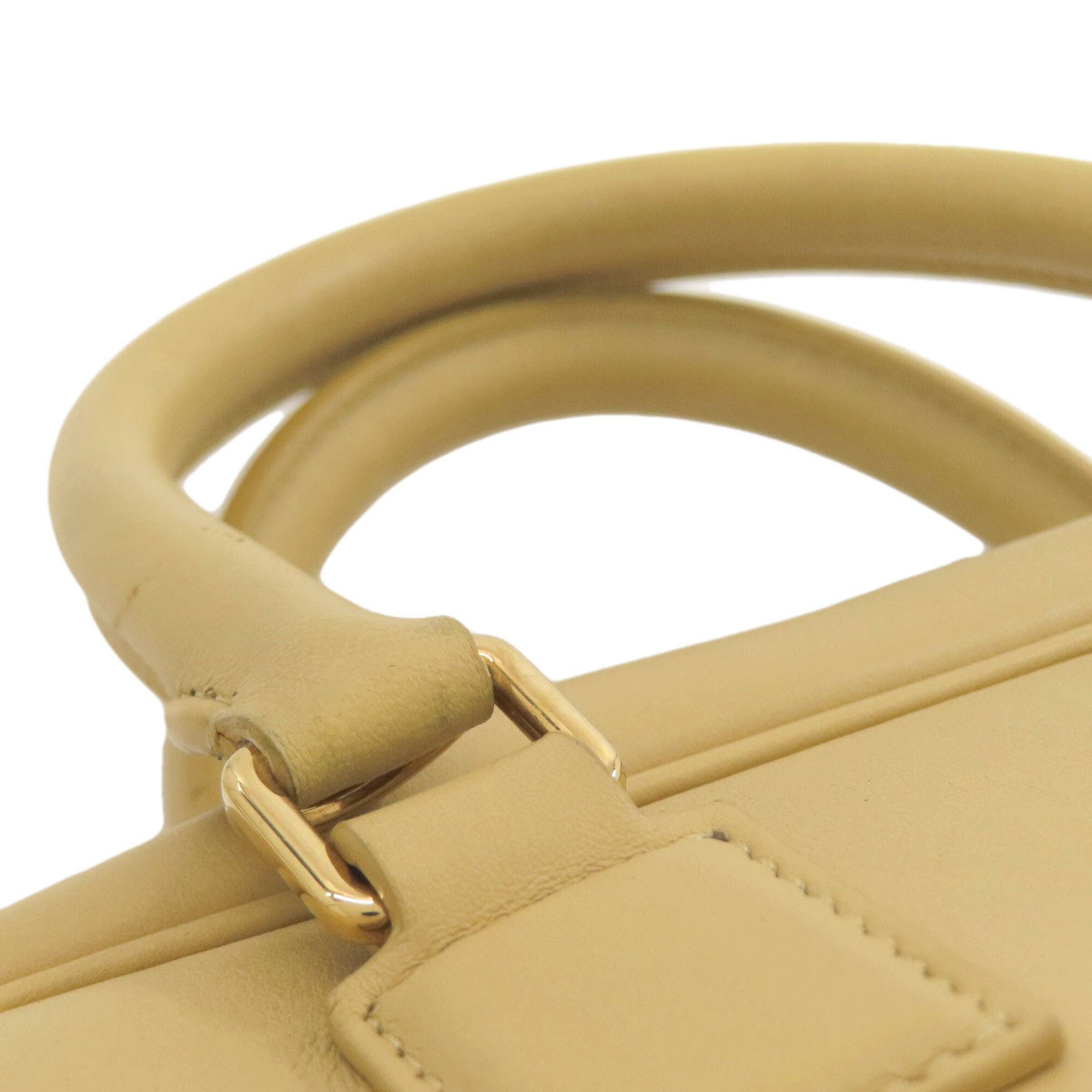 Loewe Amazona Yellow Leather Handbag (Pre-Owned)