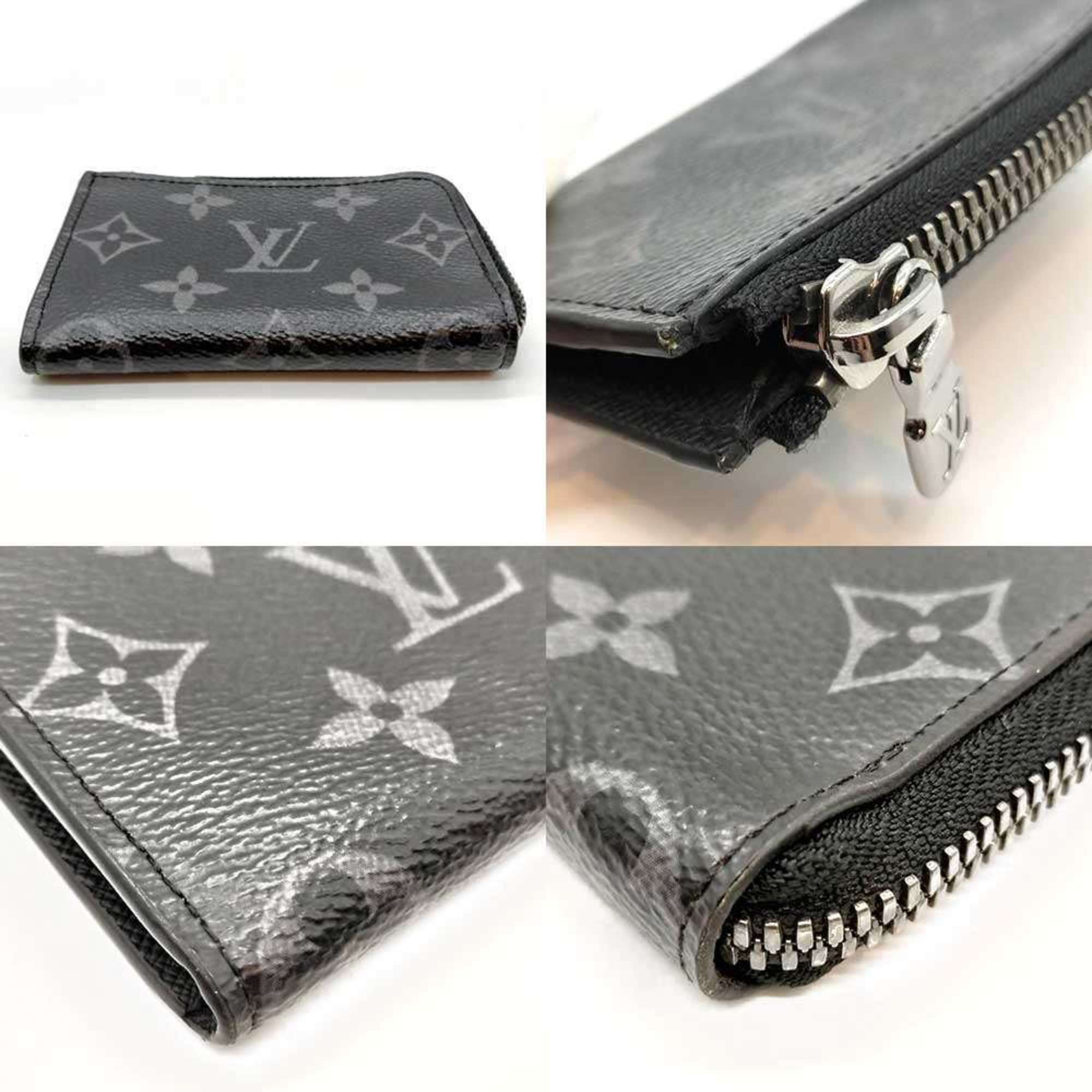 Louis Vuitton Black Monogram Eclipse Coin Purse/Coin Case (Pre-Owned)