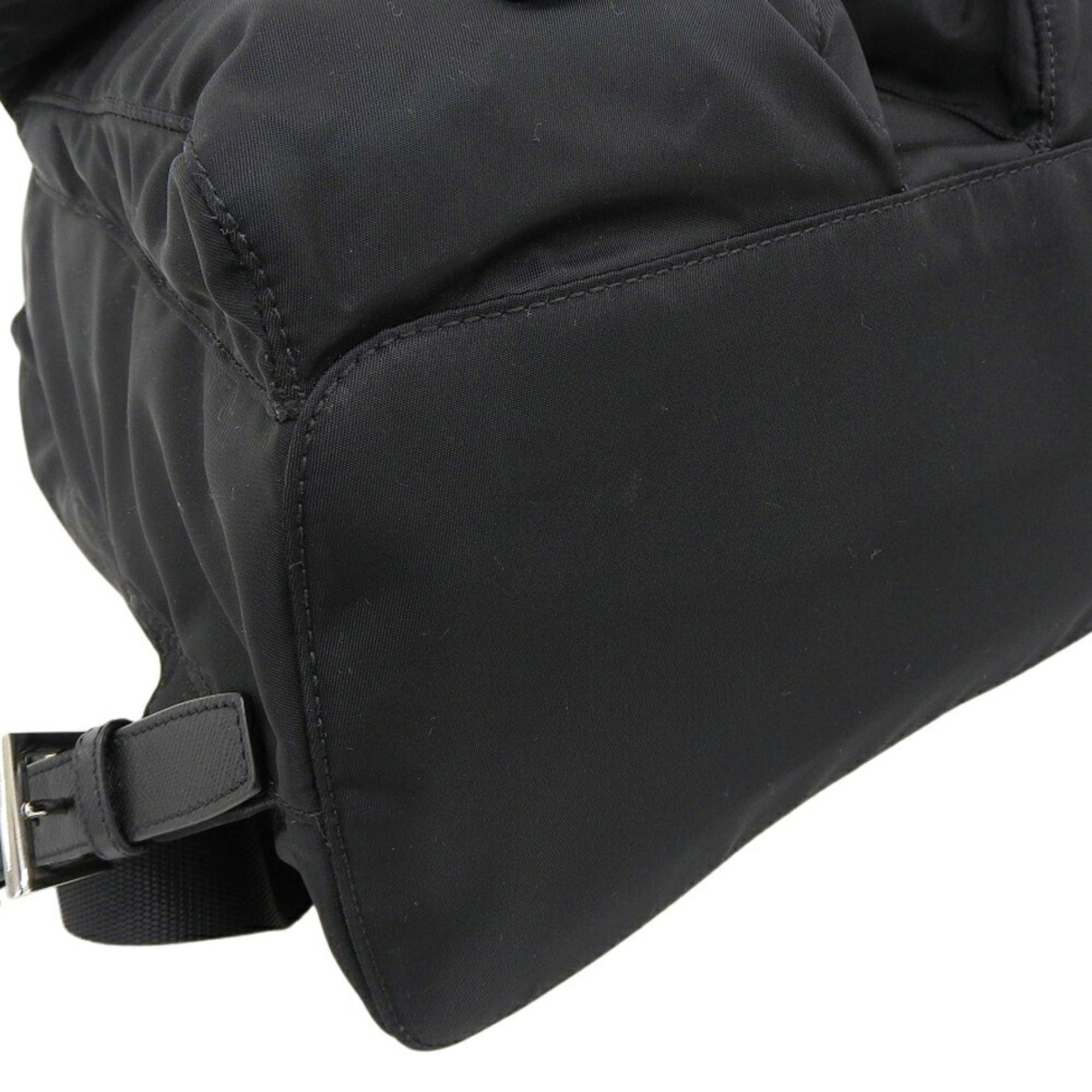 Prada Black Nylon Backpack (Pre-Owned)