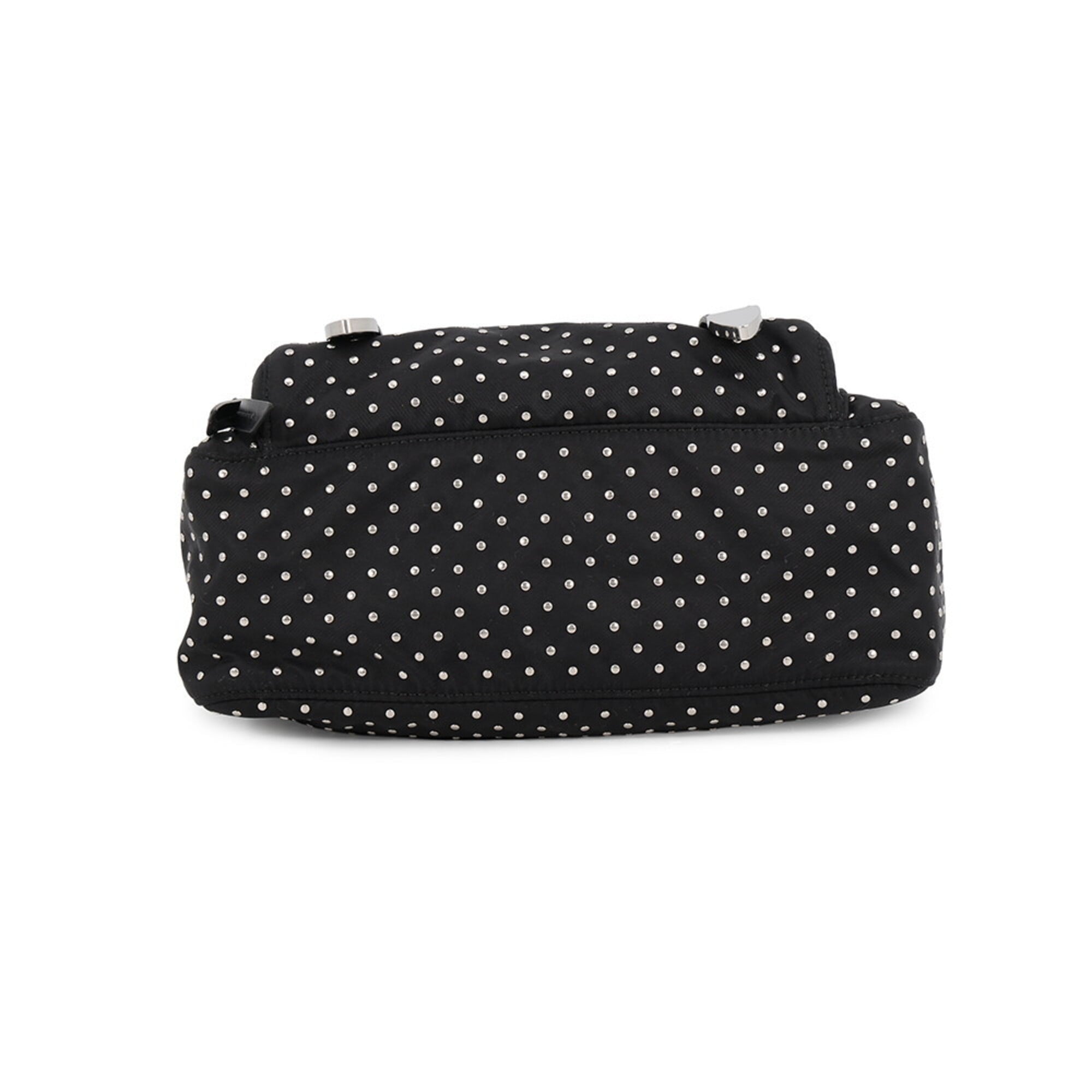 Prada Black Nylon Handbag Shoulder Bag (Pre-Owned)