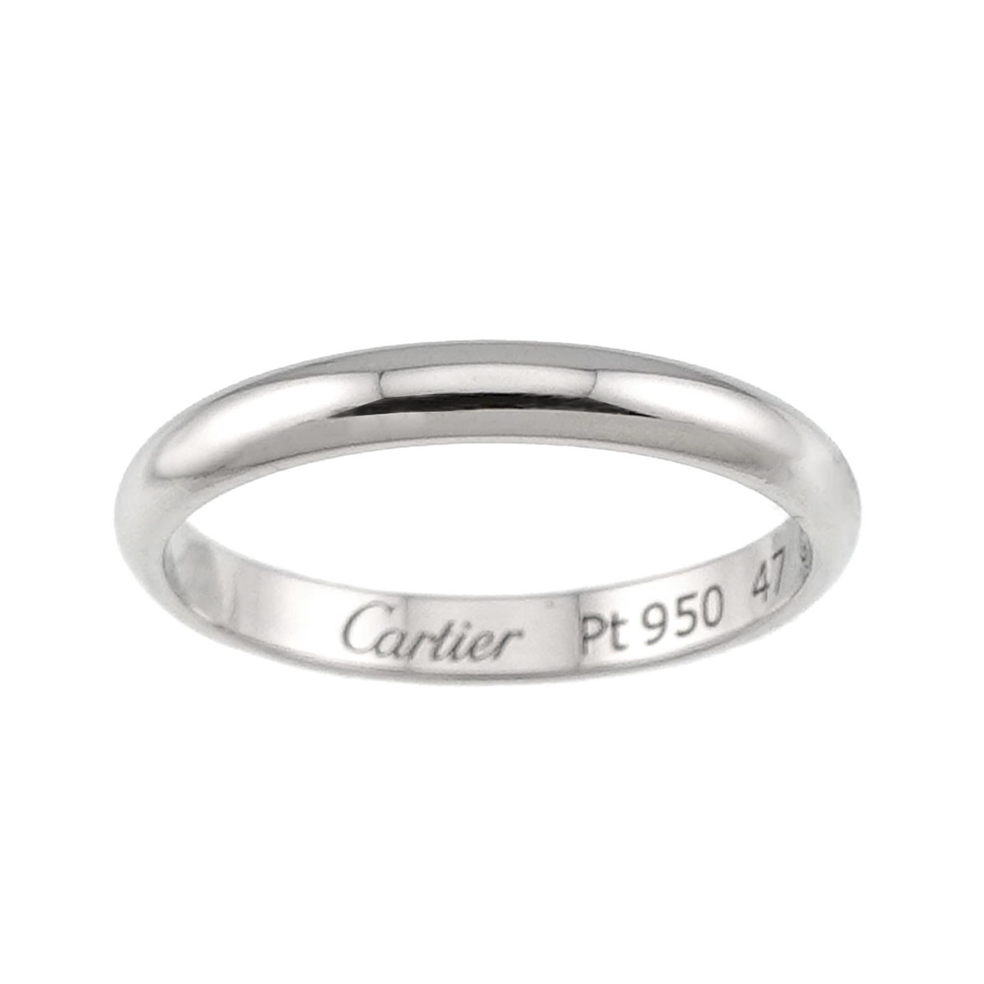 Cartier Platinum 950 Band Ring (Pre-Owned)