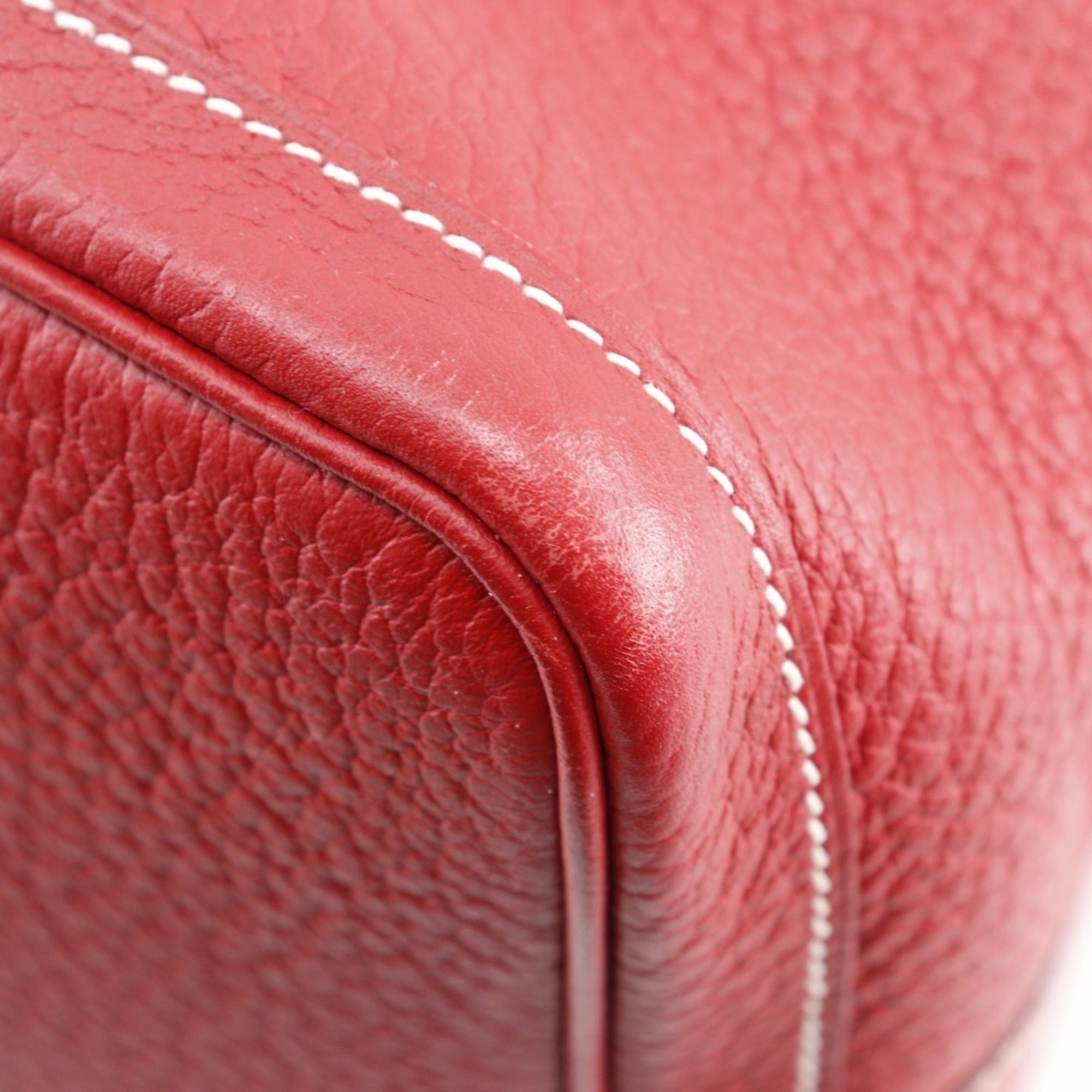Hermes Red Color Negonda Leather Tote Bag (Pre-Owned)