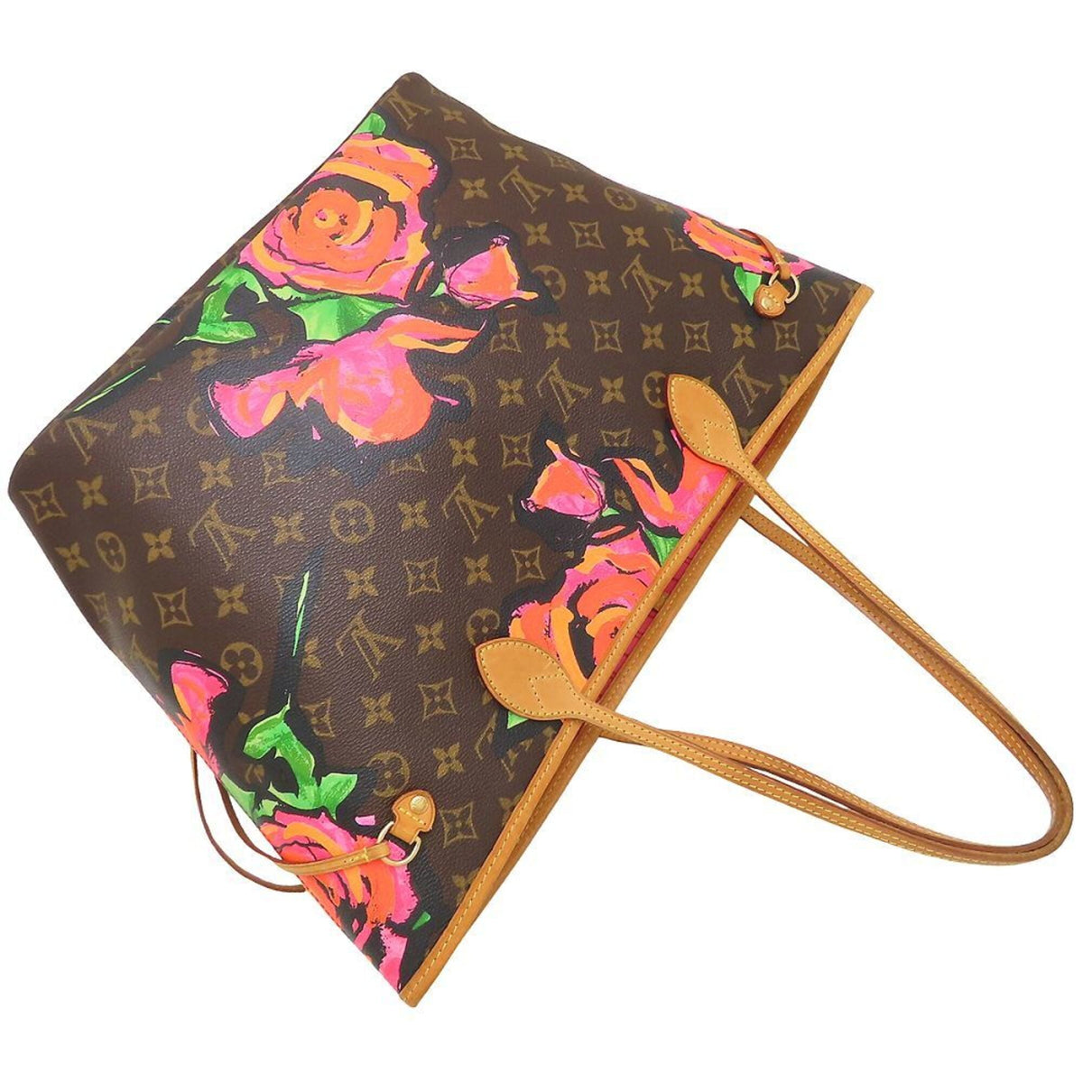 Louis Vuitton Monogram Rose Brown Multi-Color Monogram Tote Bag (Pre-Owned)