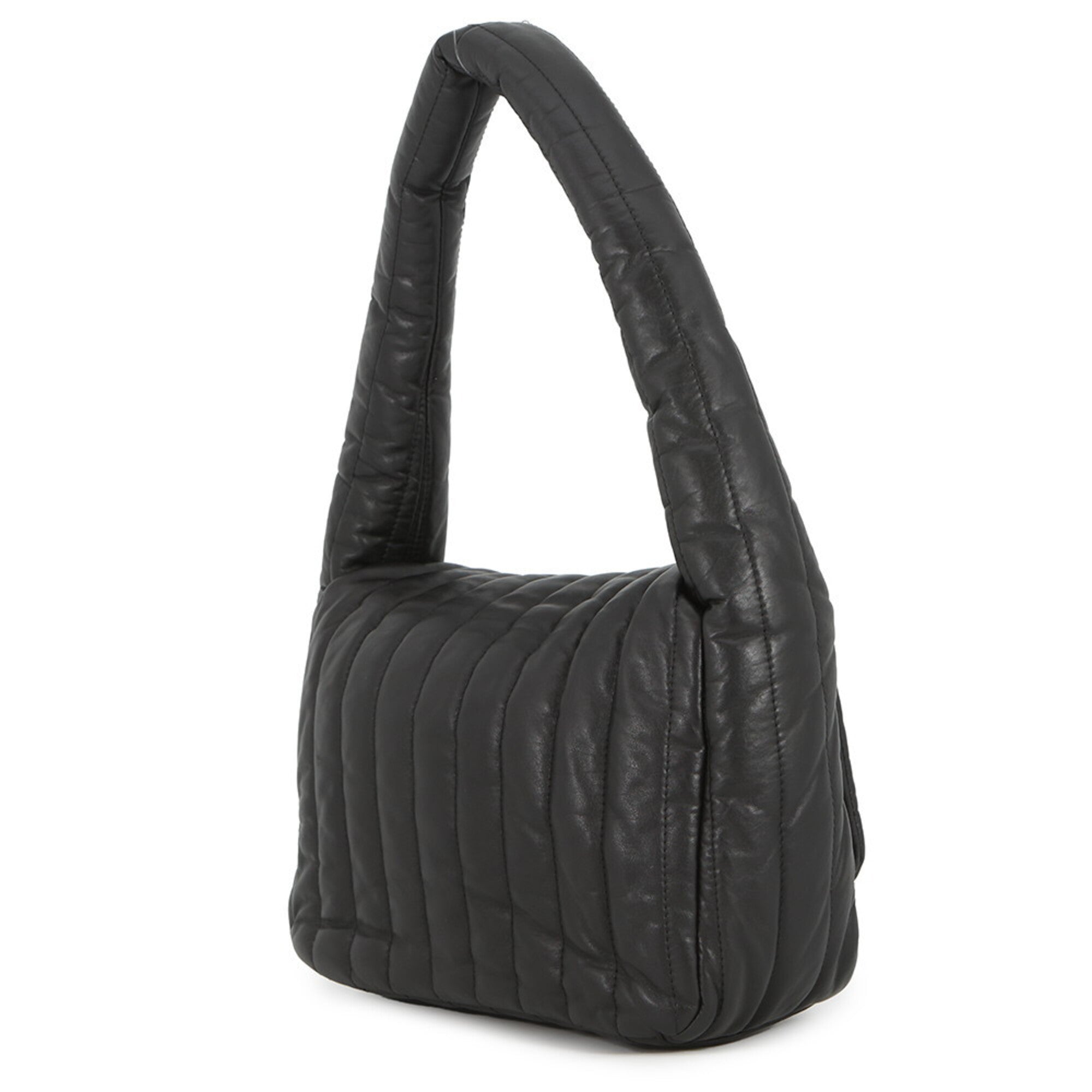 Balenciaga Black Leather Handbag Shoulder Bag (Pre-Owned)