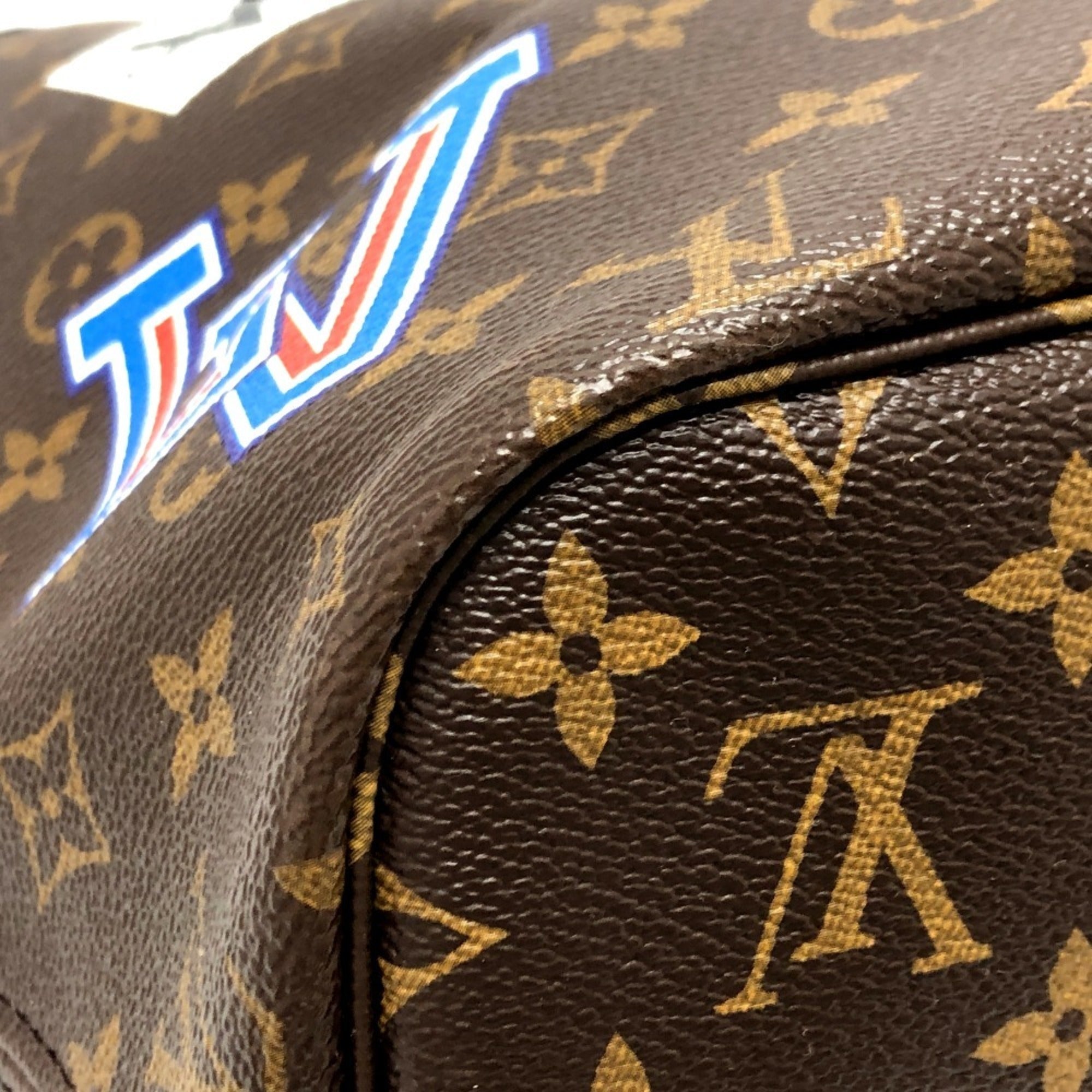 Louis Vuitton Brown Monogram Canvas Pouch Tote Bag (Pre-Owned)