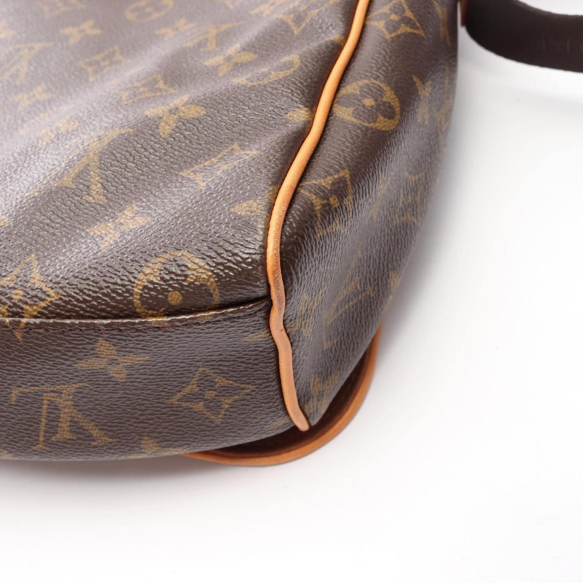 Louis Vuitton Brown Monogram Coated Canvas Handbag Shoulder Bag (Pre-Owned)