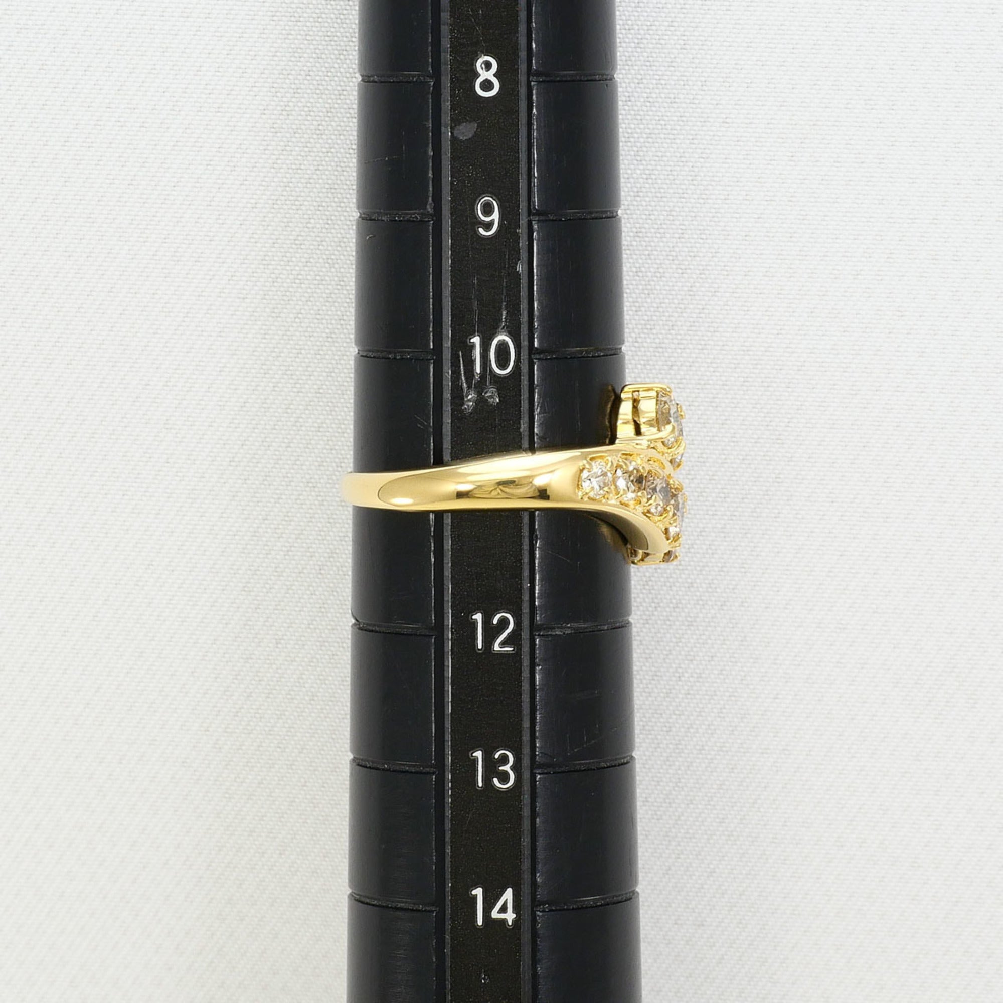 Unbranded Brown Yellow Gold Yellow Gold (18K) Band Ring (Pre-Owned)