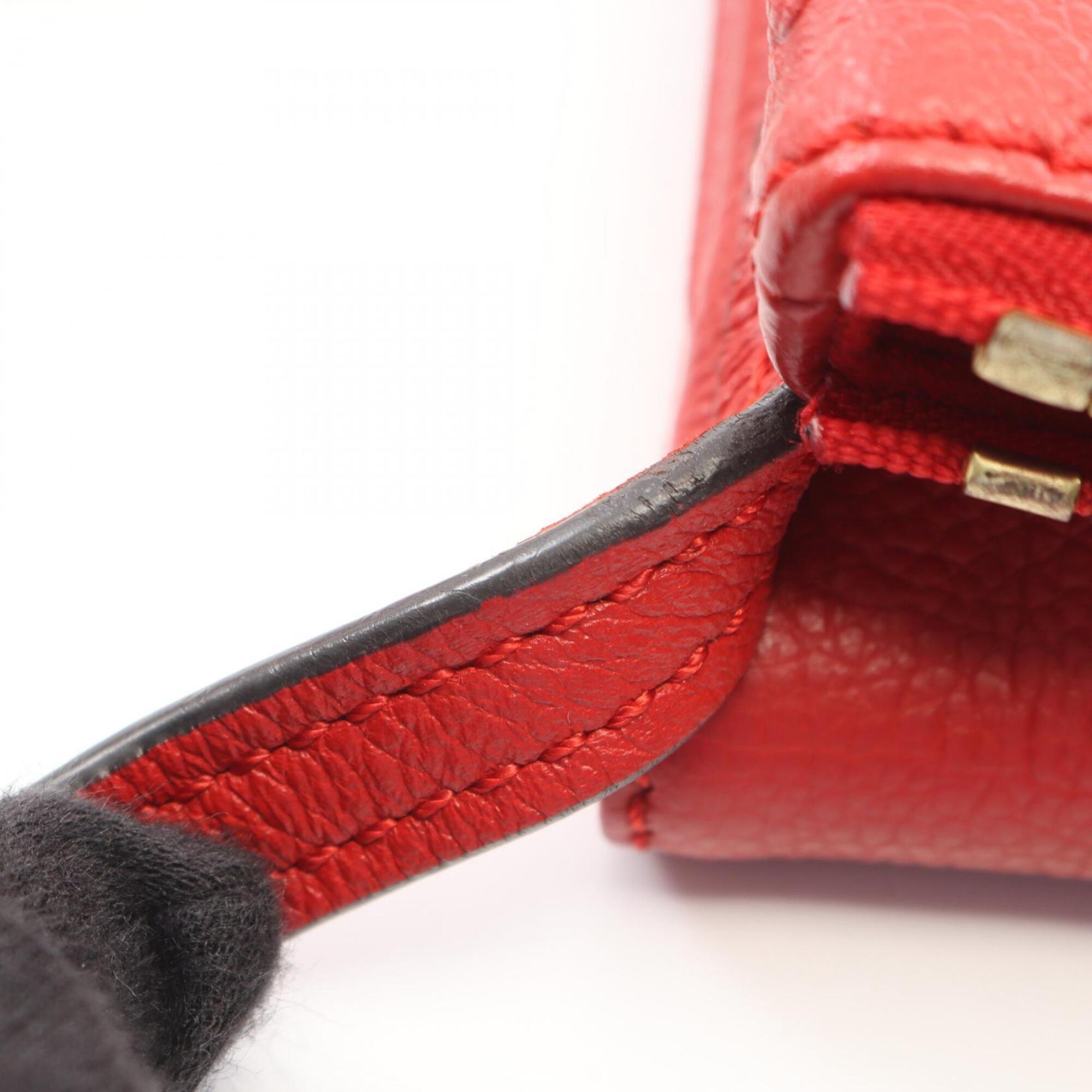 Louis Vuitton Cerise Red Color Monogram Empreinte Handbag Shoulder Bag (Pre-Owned)