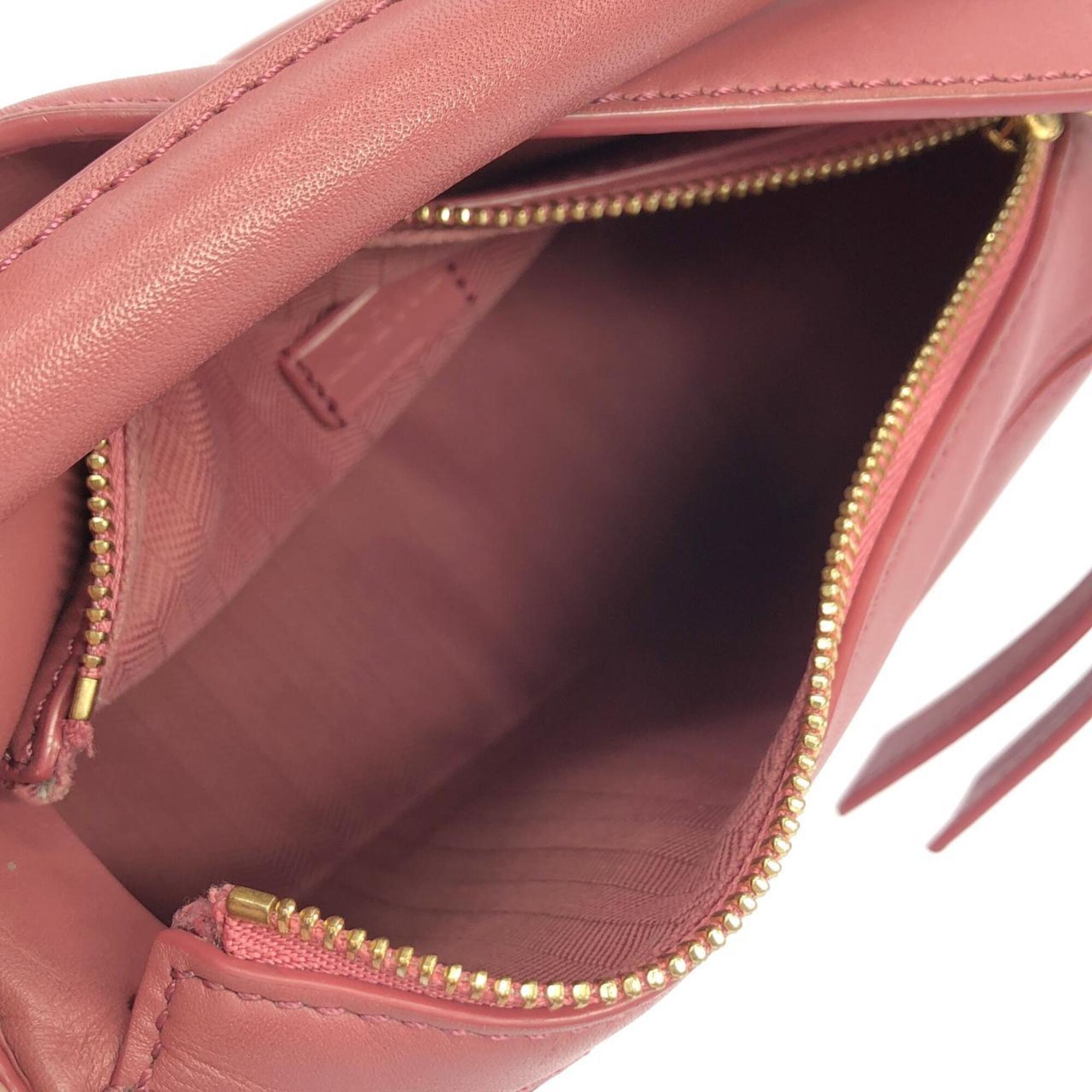 Loewe Pink Leather Handbag (Pre-Owned)