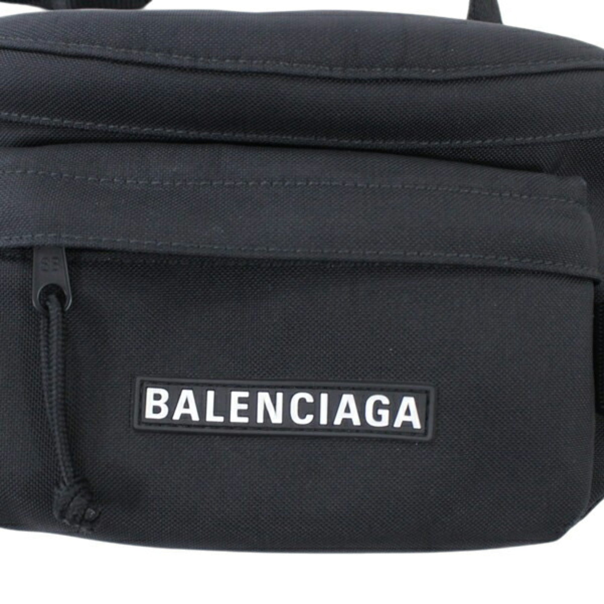 Balenciaga Black Nylon Fanny Pack Sling Bag (Pre-Owned)