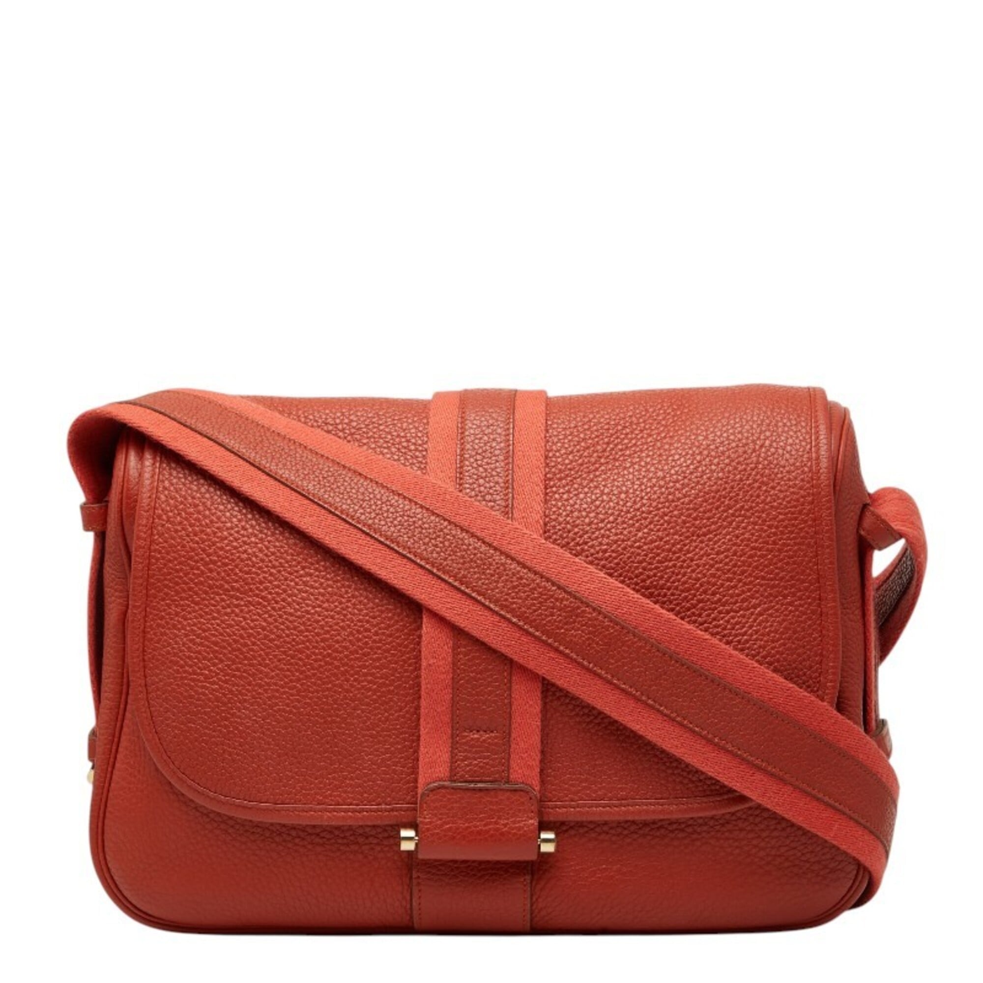 Hermes Orange Rose Jaipur Taurillon Clemence Leather Shoulder Bag (Pre-Owned)