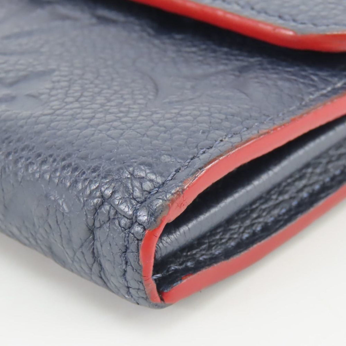 Louis Vuitton Galle Marine Rouge Monogram Empreinte Long Wallet (Bi-Fold) (Pre-Owned)