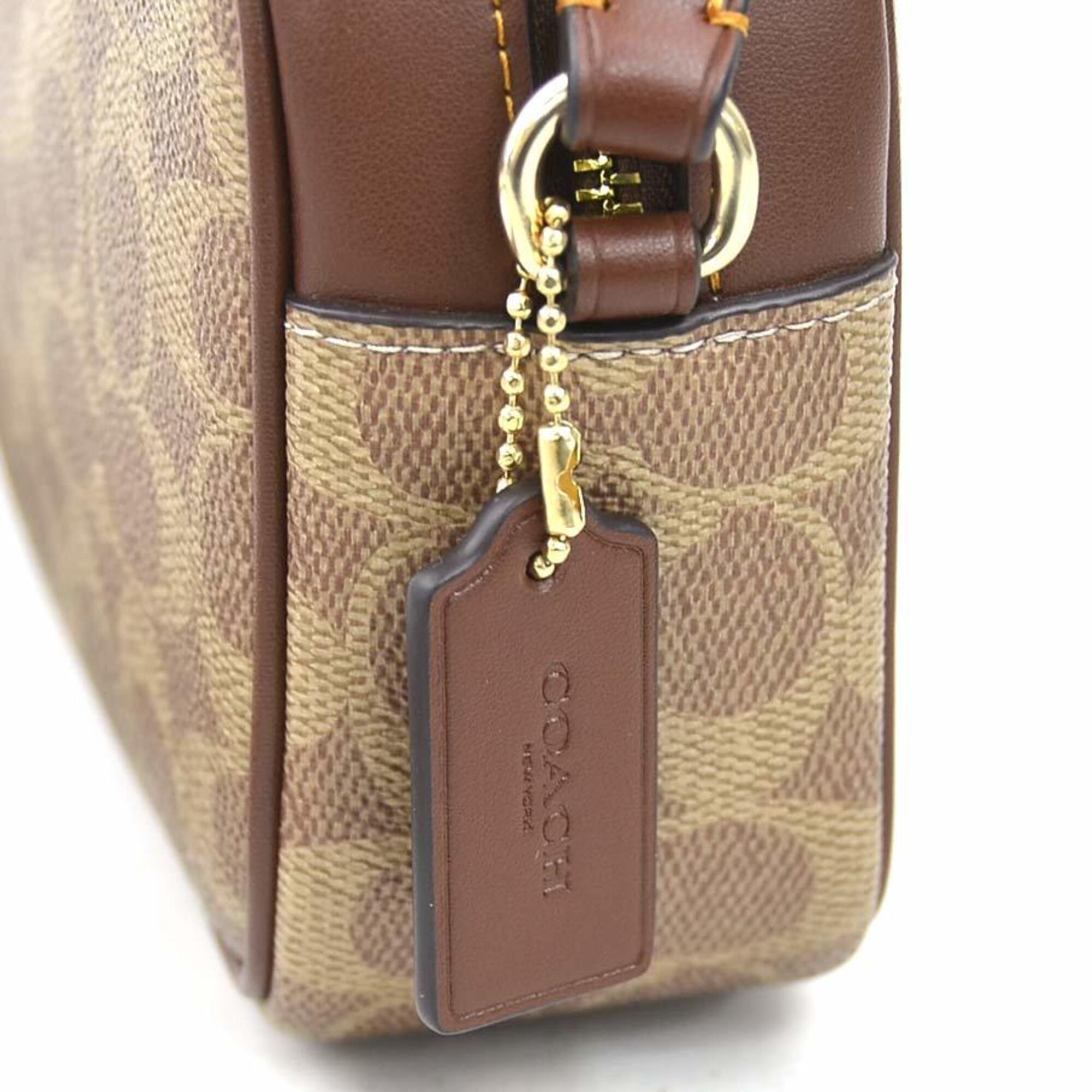 Coach Brown Leather Shoulder Bag (Pre-Owned)