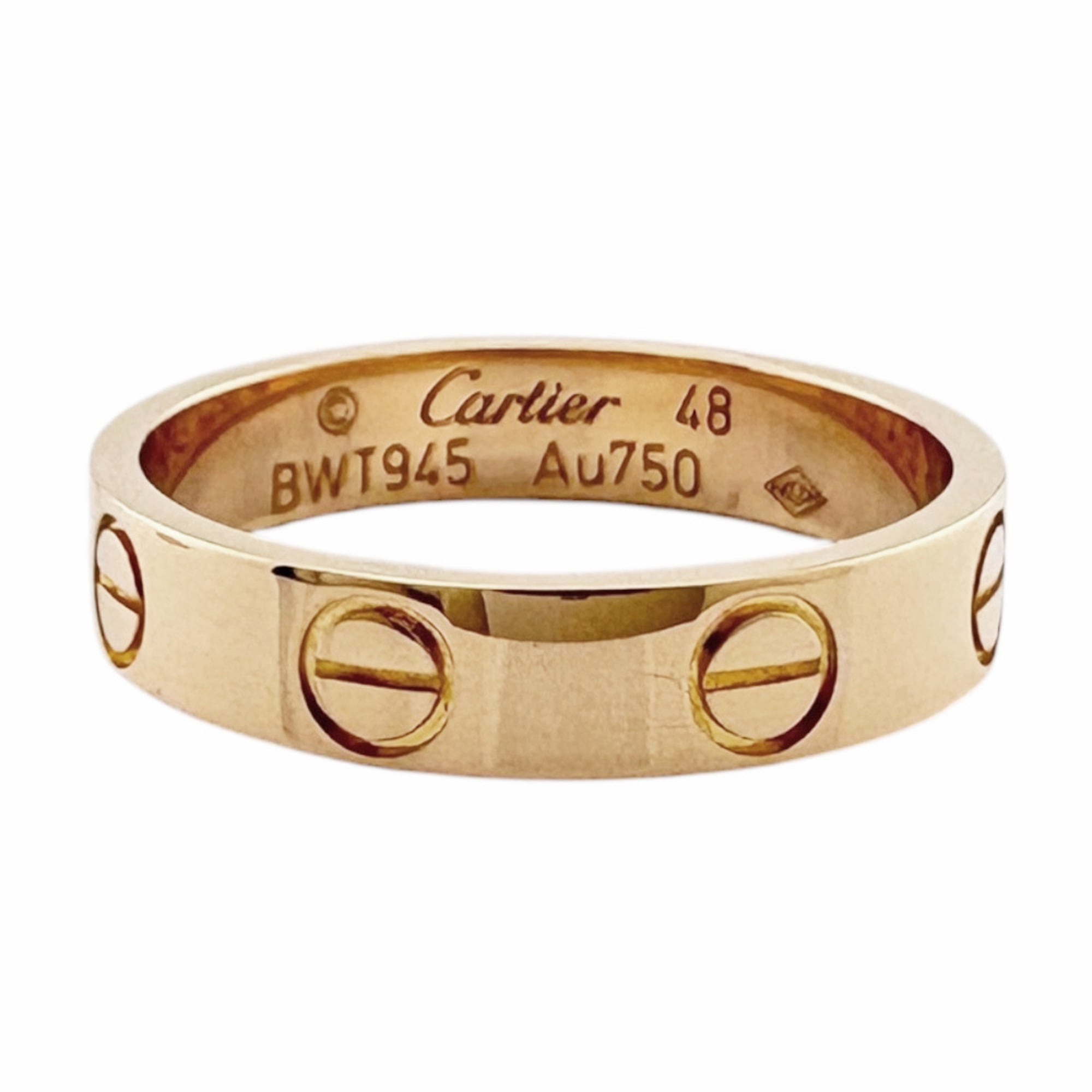 Cartier Pink Gold Pink Gold (18K) Band Ring (Pre-Owned)