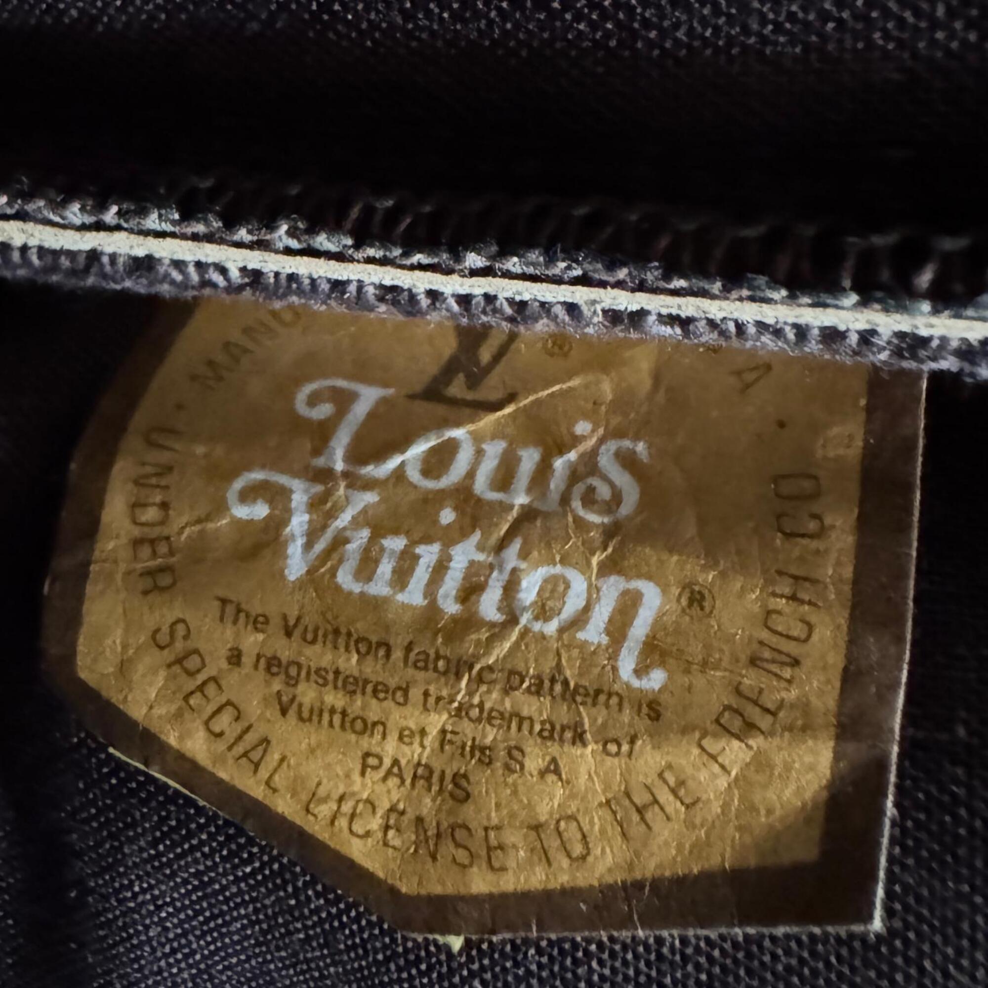 Louis Vuitton Brown Leather Pvc Boston Bag (Pre-Owned)
