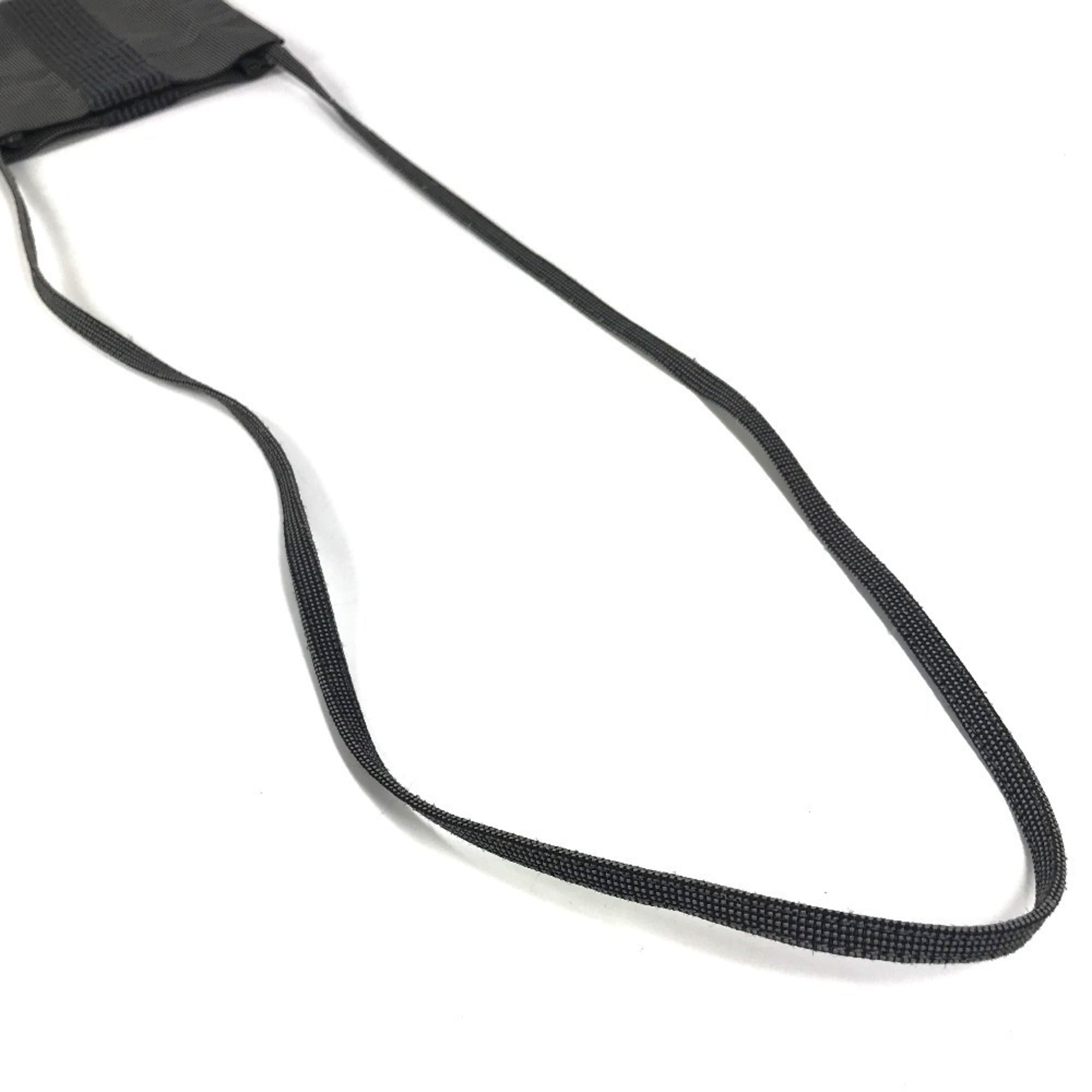 Hermes Gray Polyamide Polyester Pochette Shoulder Bag (Pre-Owned)