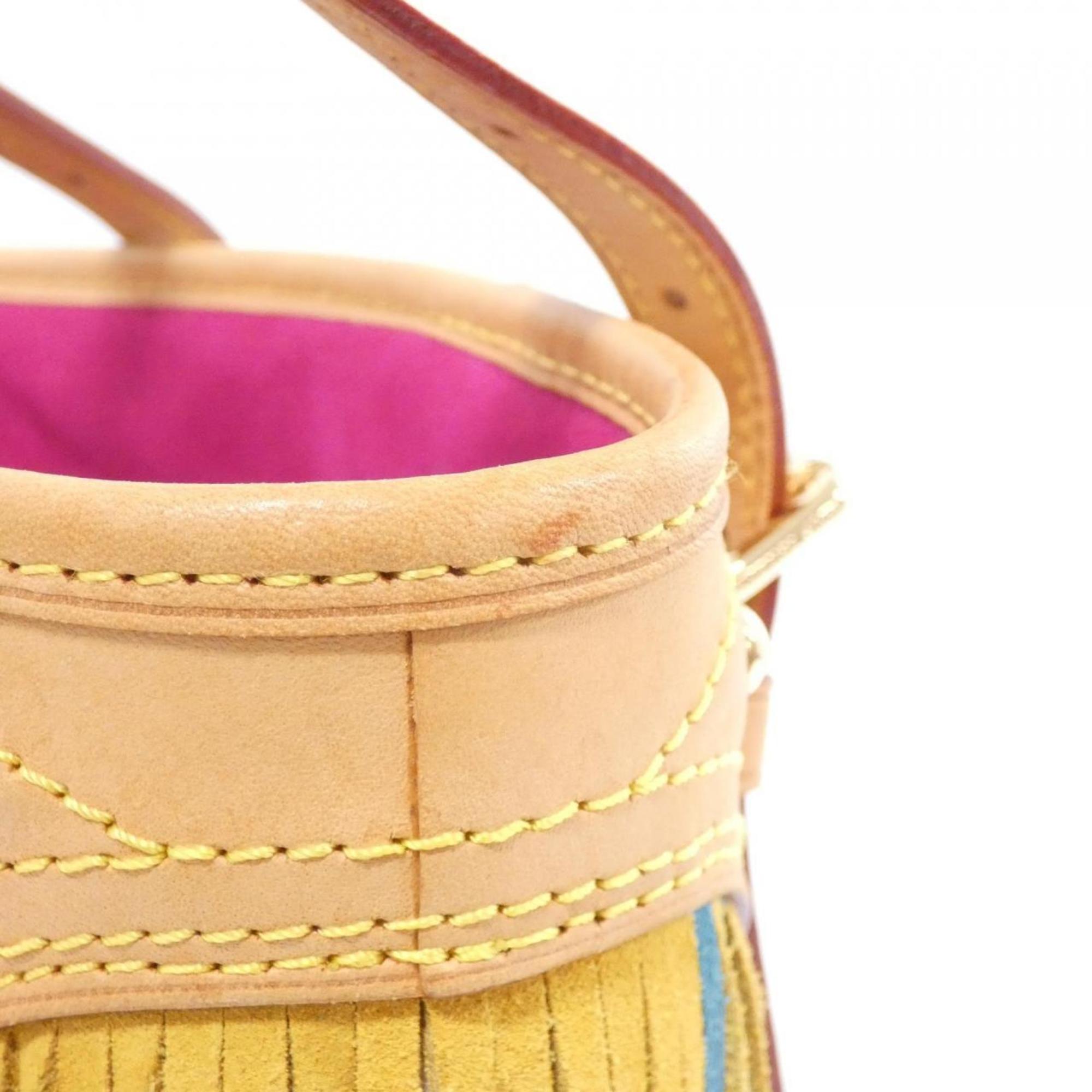 Louis Vuitton Multi-Color White Monogram Multicolore Handbag (Pre-Owned)