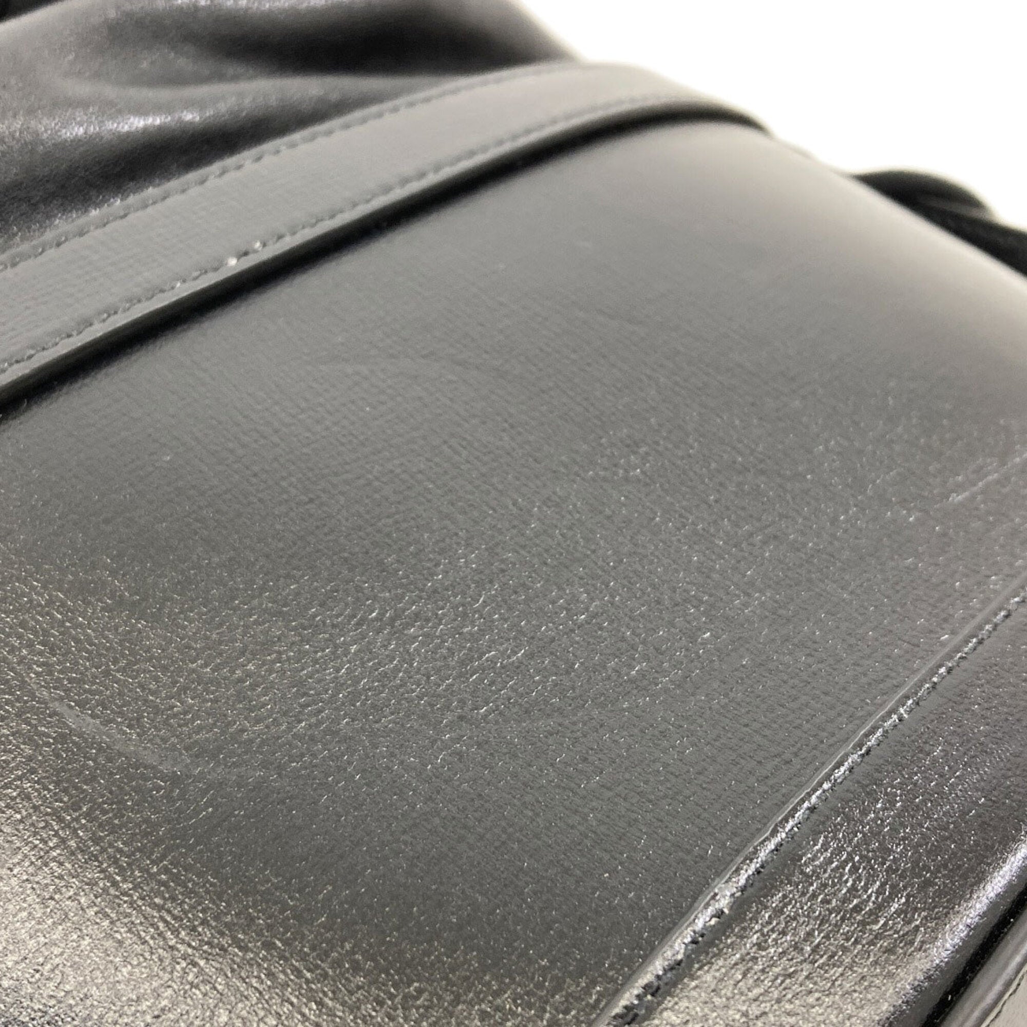 Gucci Horsebit Black Leather Shoulder Bag (Pre-Owned)