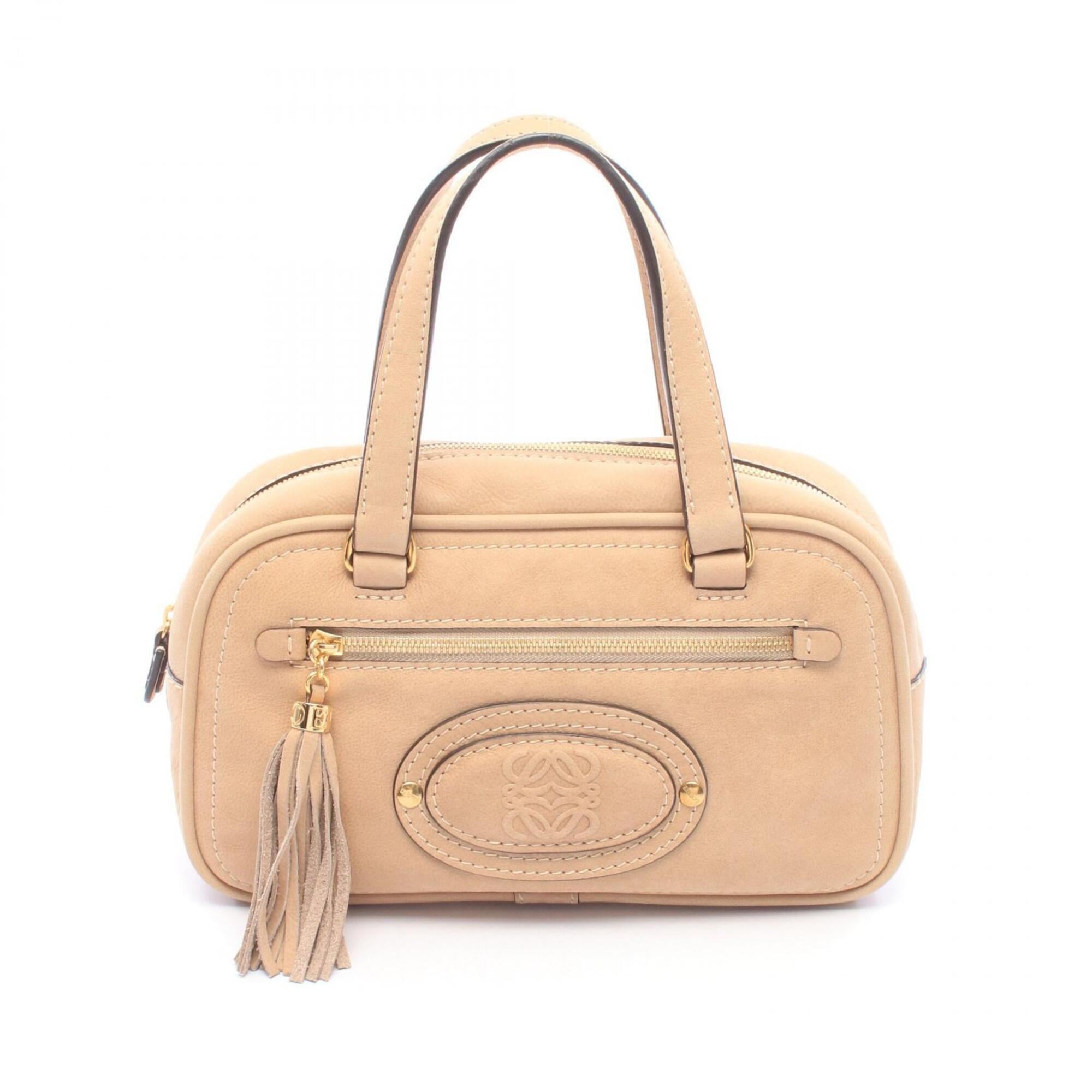 Loewe Beige Leather Handbag (Pre-Owned)