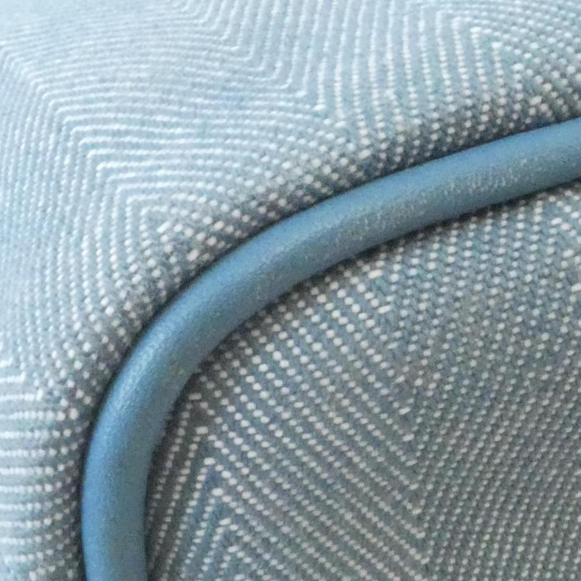 Hermes Blue Jean Toile Chevron Handbag (Pre-Owned)