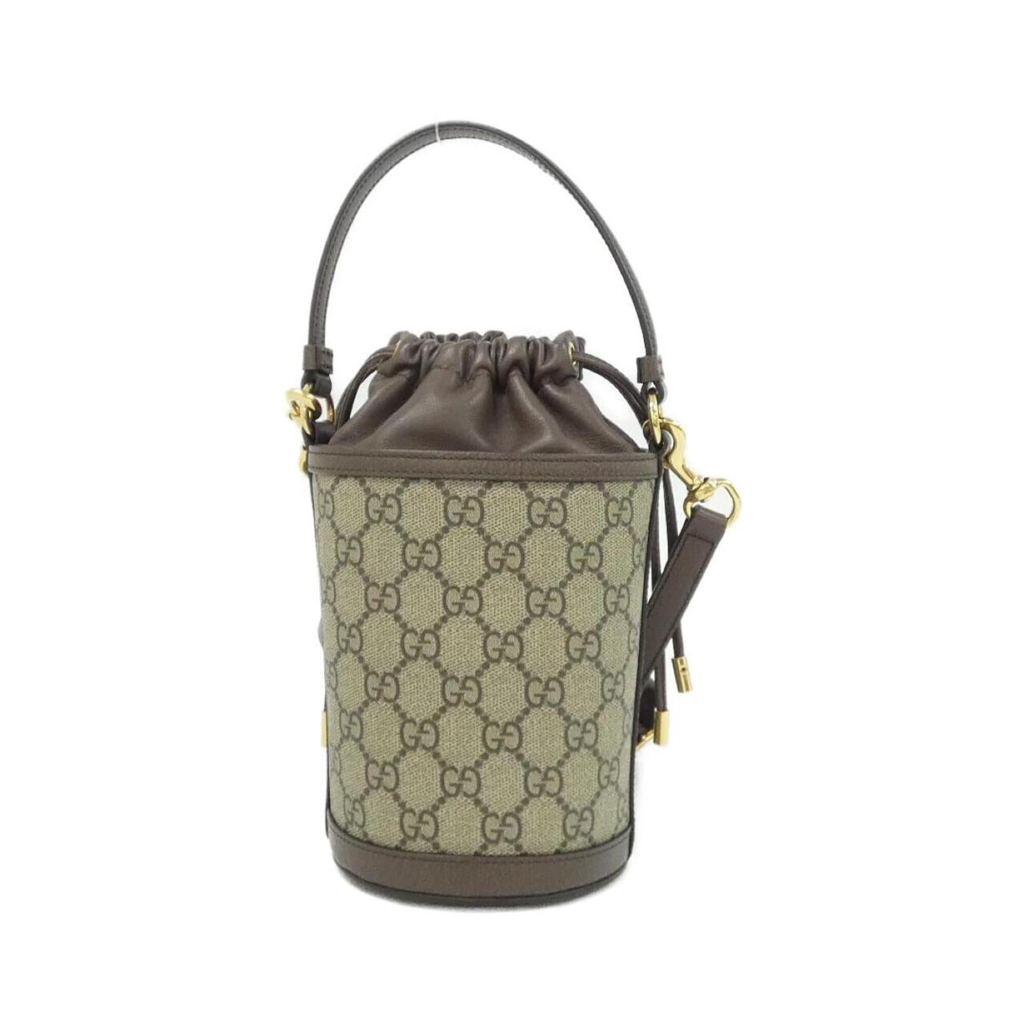 Gucci Beige Brown Gg Supreme Handbag (Pre-Owned)