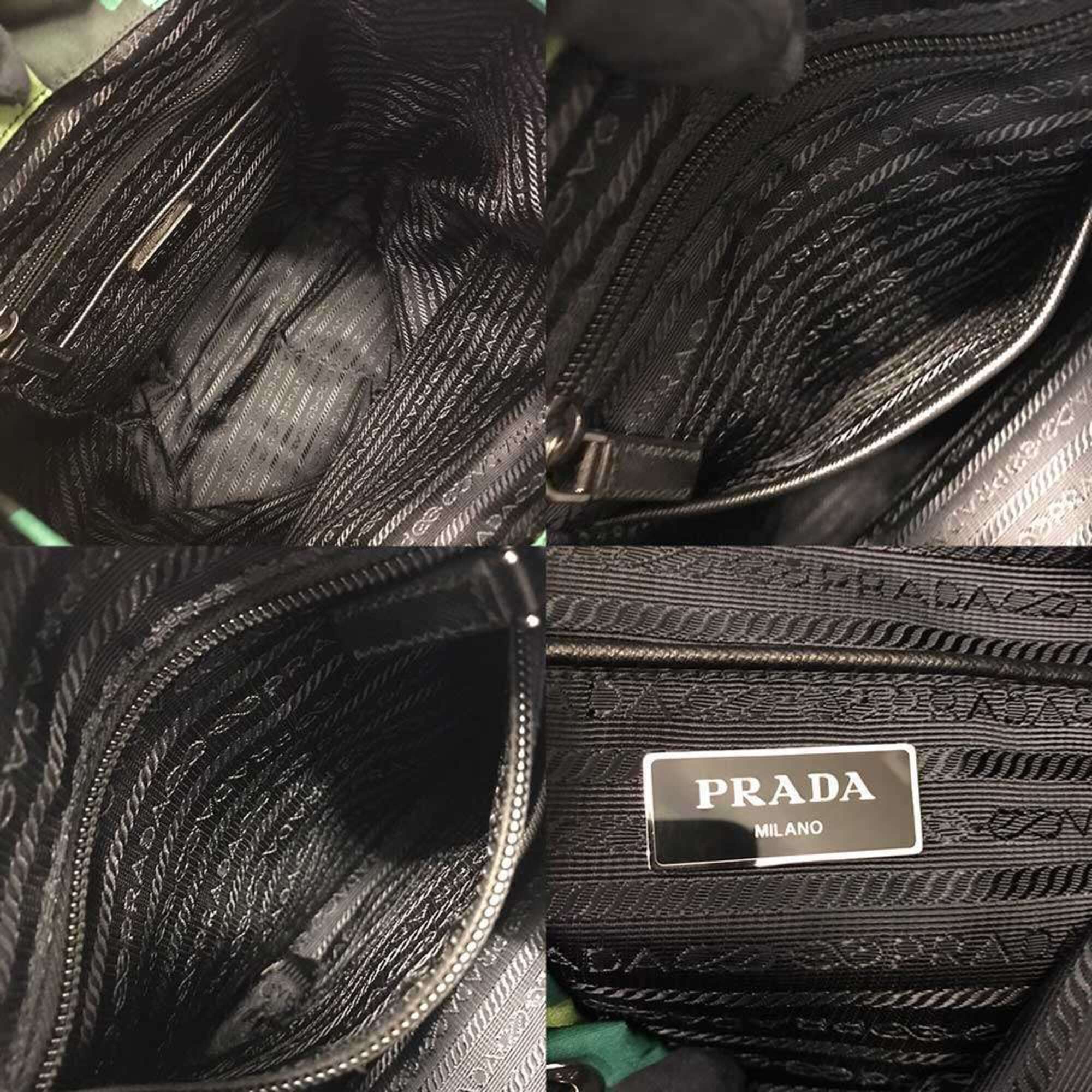 Prada Green Nylon Backpack (Pre-Owned)