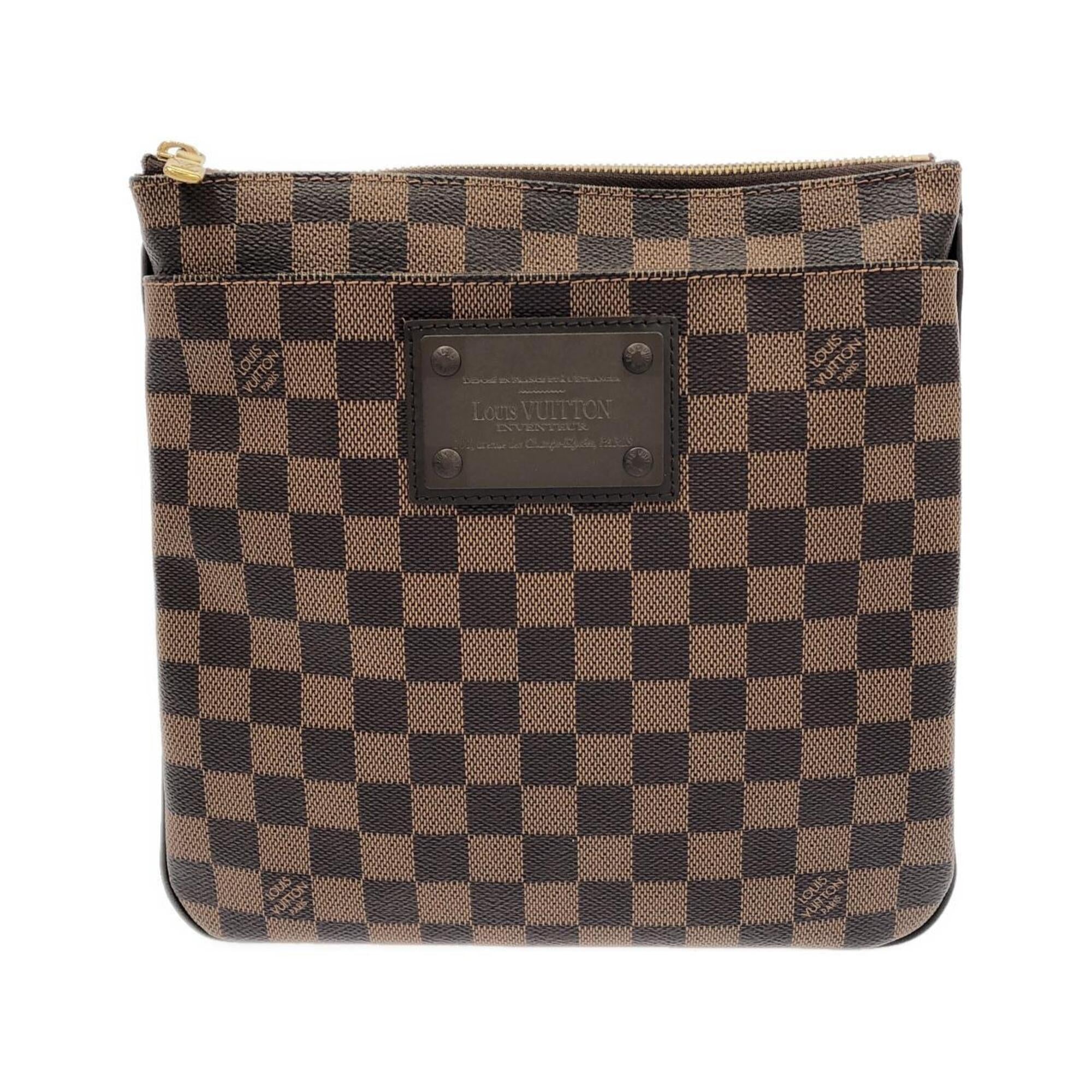Louis Vuitton Damier Damier Canvas Ebene Damier Canvas Pochette Shoulder Bag (Pre-Owned)