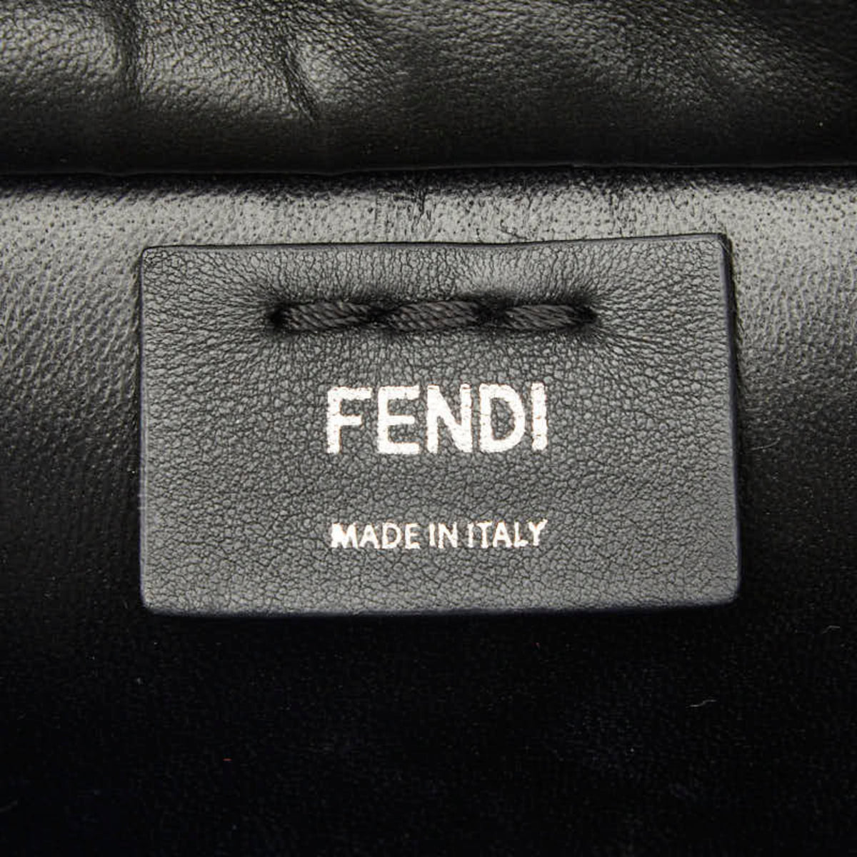 Fendi Black Leather Handbag Shoulder Bag (Pre-Owned)