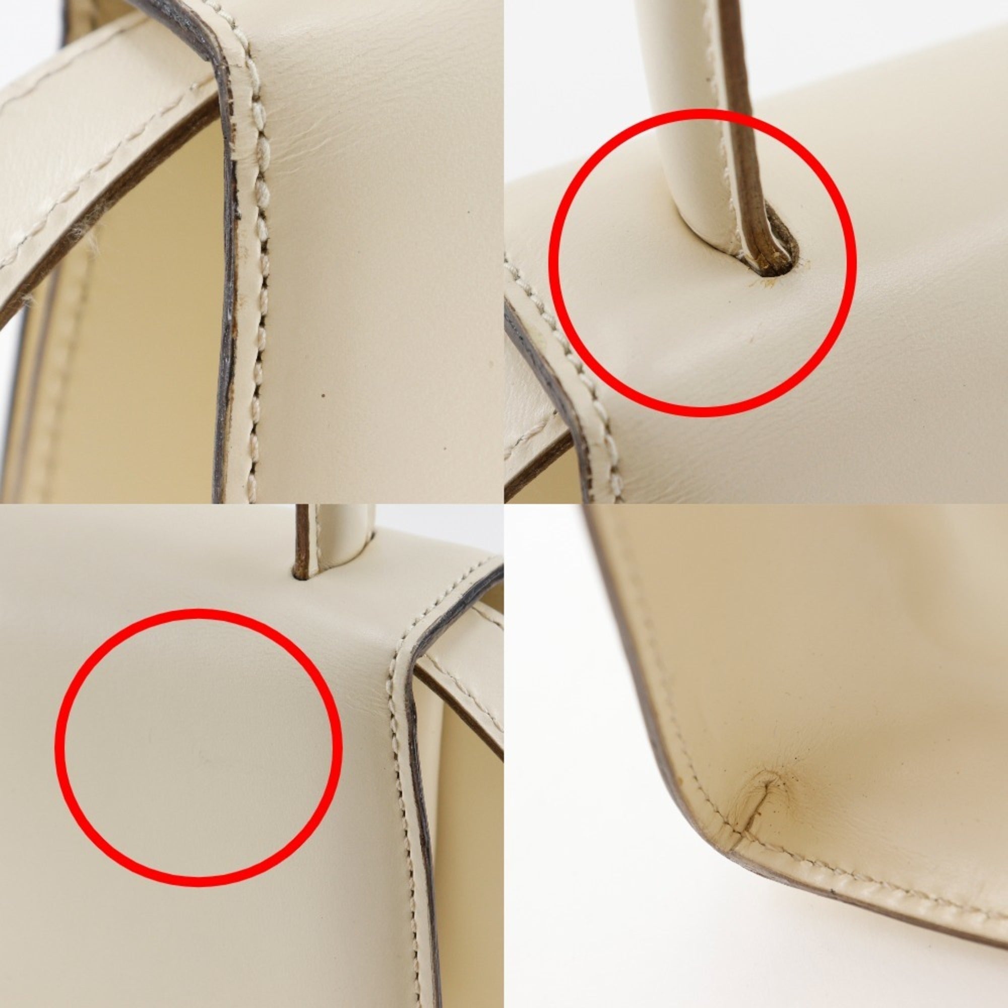 Celine White Leather Handbag (Pre-Owned)