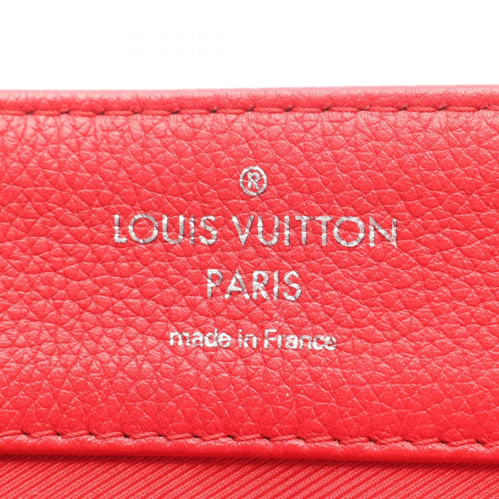 Louis Vuitton Red Color Ruby Leather Handbag (Pre-Owned)