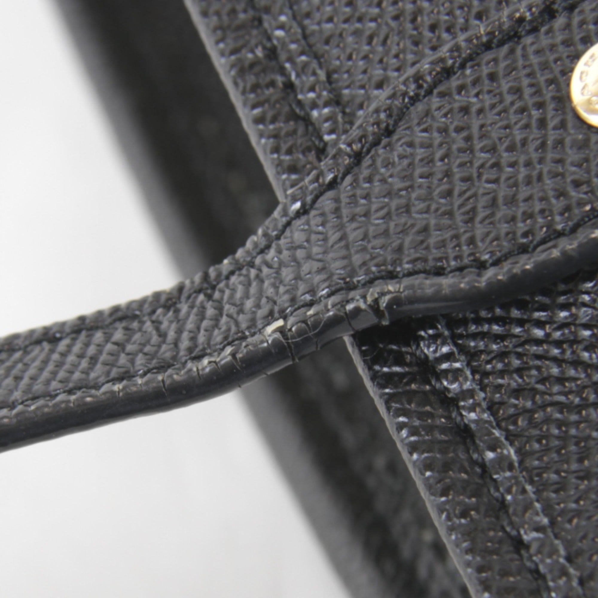 Coach Black Leather Tote Bag (Pre-Owned)