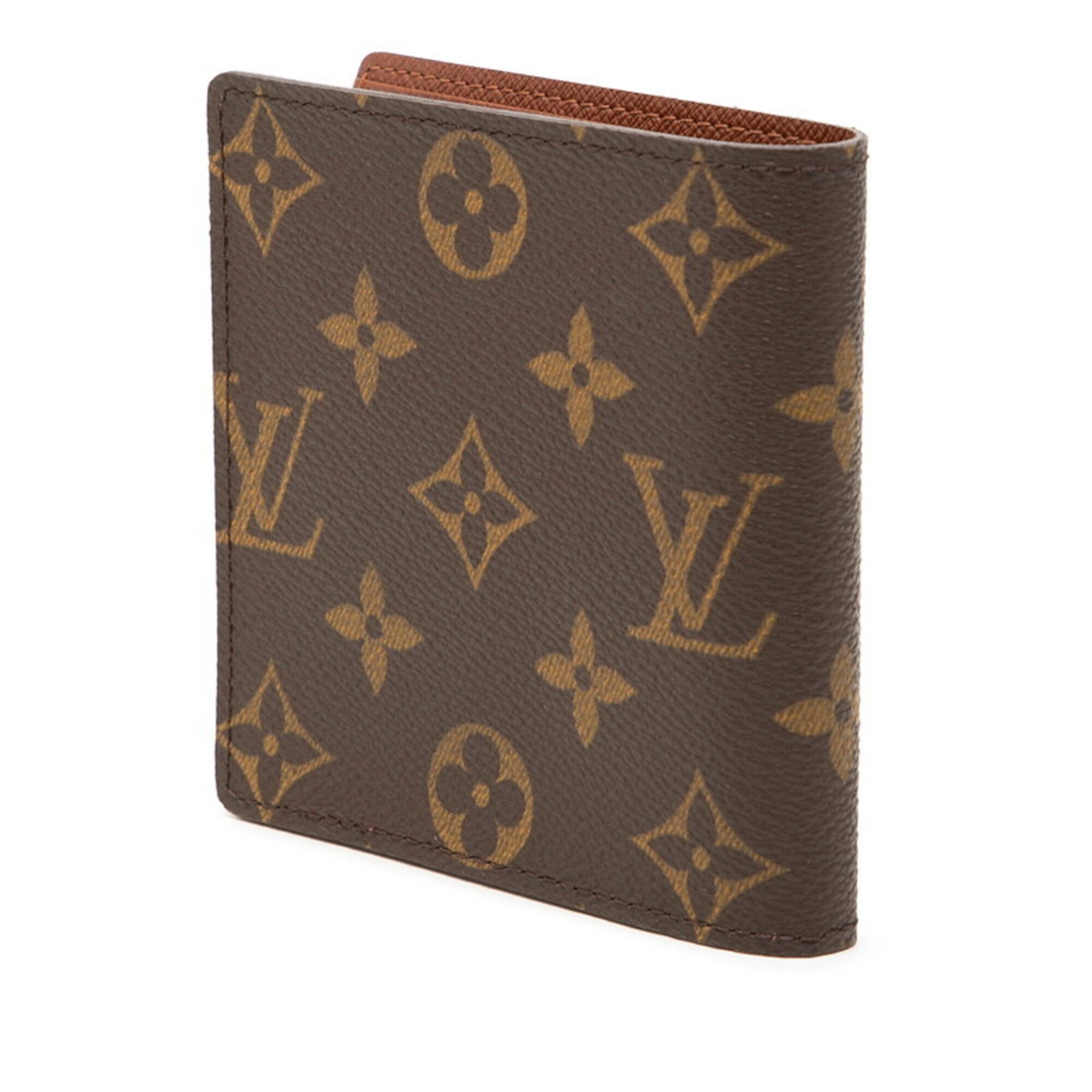 Louis Vuitton Brown Monogram Pvc Leather Wallet (Bi-Fold) (Pre-Owned)