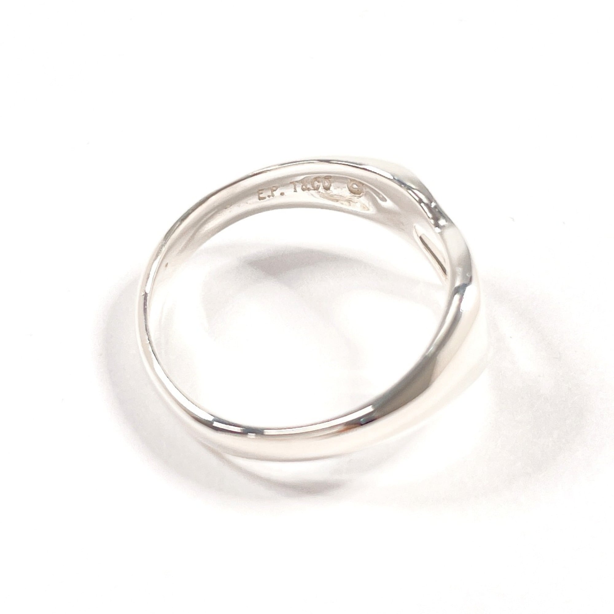 Tiffany Silver Sterling Silver Band Ring (Pre-Owned)