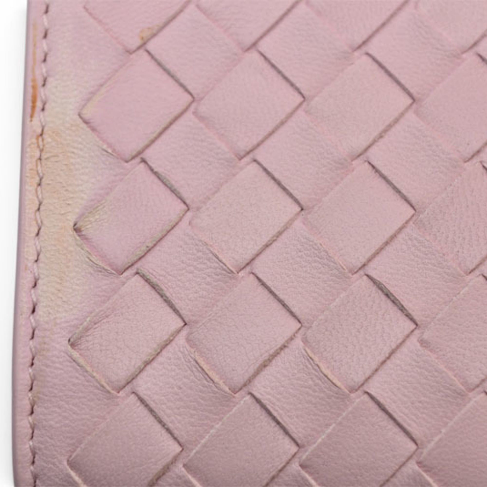 Bottega Veneta Pink Embroidery Coin Purse/Coin Case (Pre-Owned)