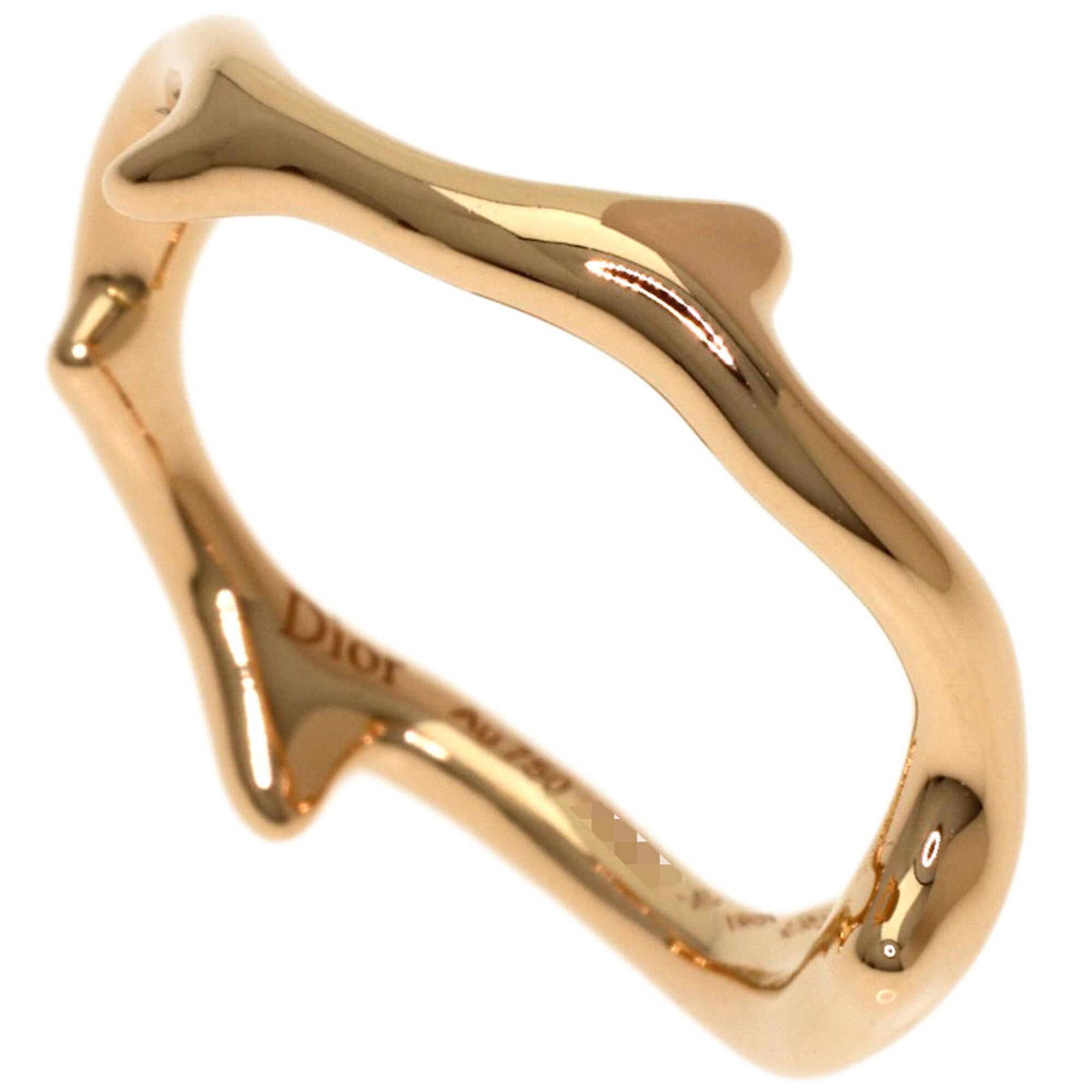 Christian Dior Pink Gold (18K) Band Ring (Pre-Owned)